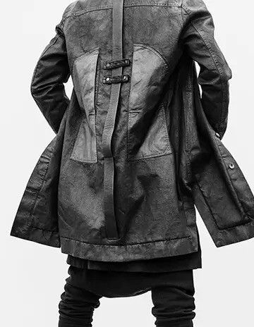 Rick Owens Drkshdw ARCHIVE FW15 Rick Owens DRKSHDW Wax combo jacket + Bag Size US S / EU 44-46 / 1 - 9 Thumbnail