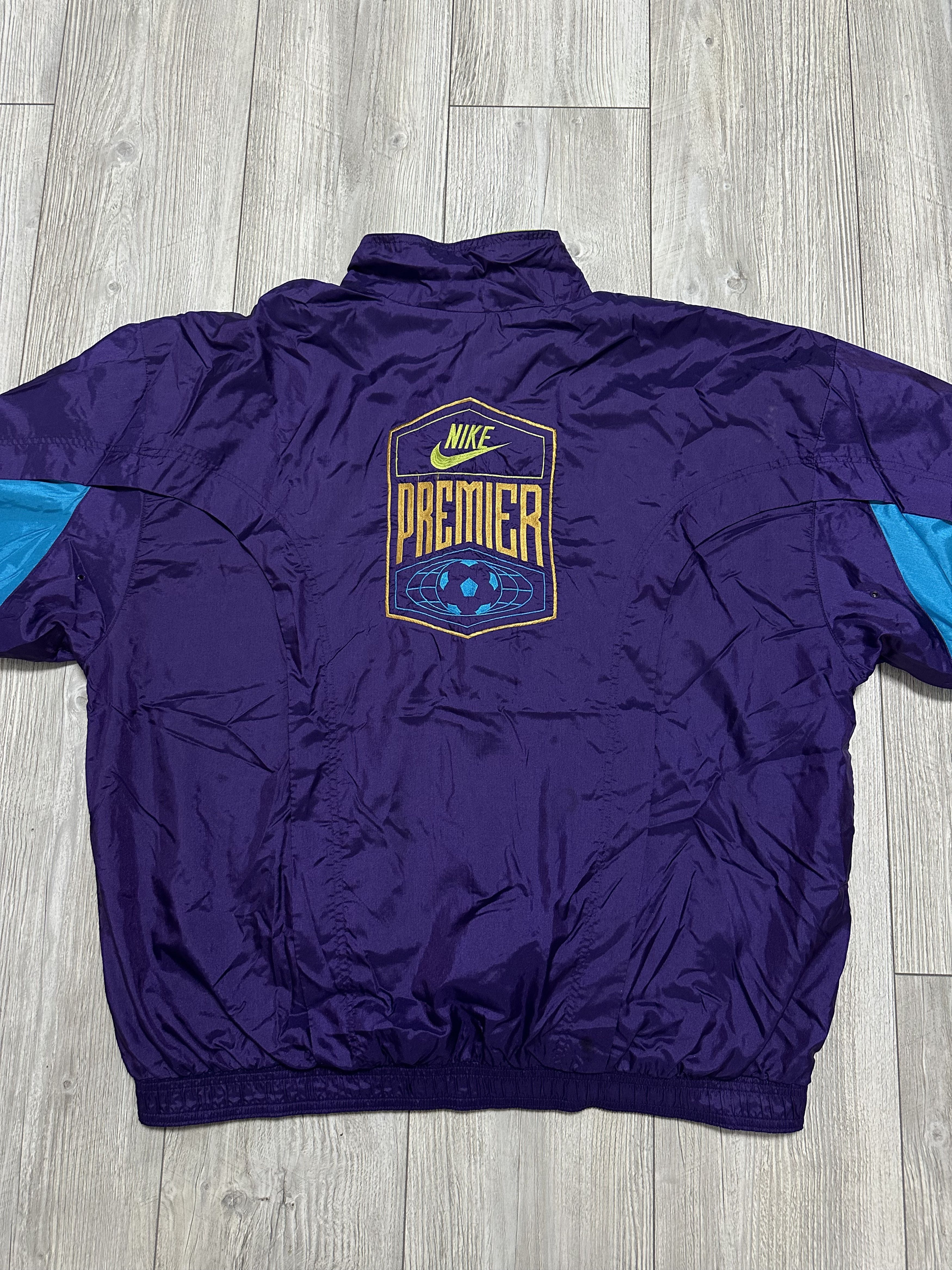 Nike Nike Vintage 90s Premier League Football Windbreaker Jacket Size US XL / EU 56 / 4 - 11 Thumbnail
