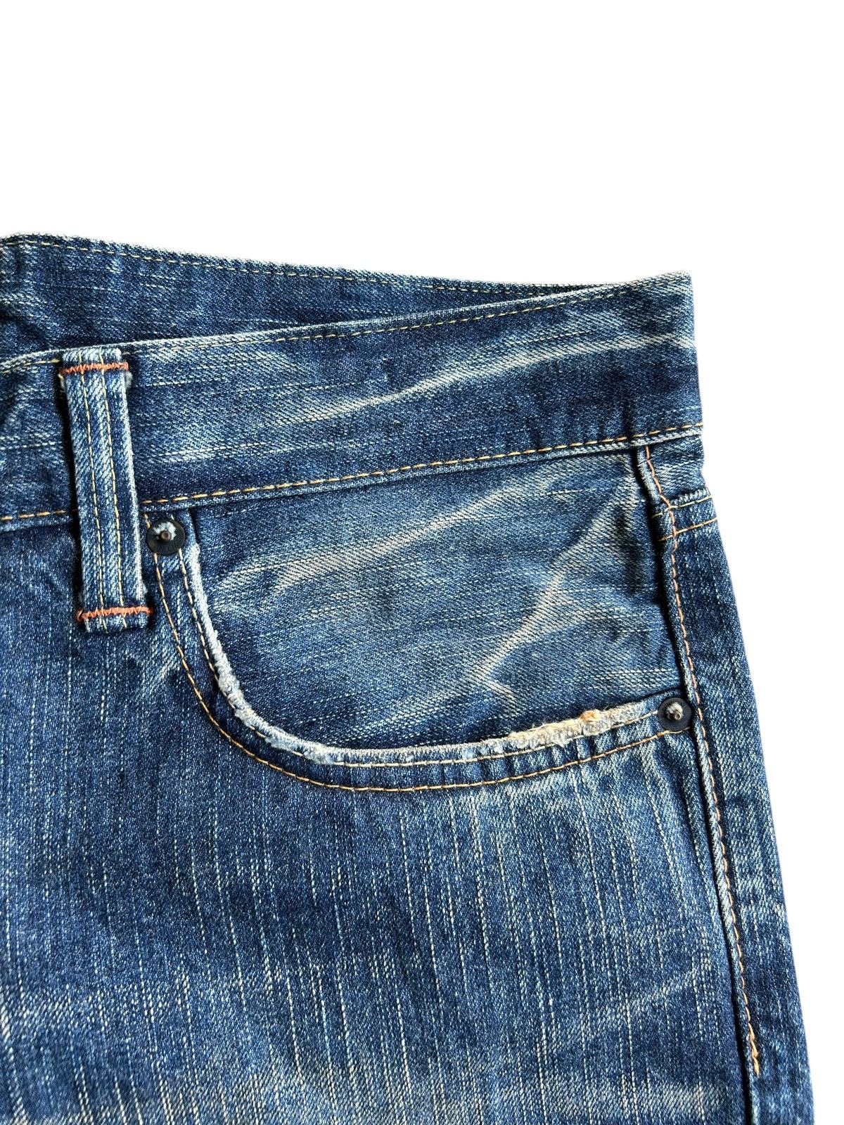 Kapital Flare Rusty Edwin Made Japan Faded Denim Jeans Size US 33 - 5 Thumbnail