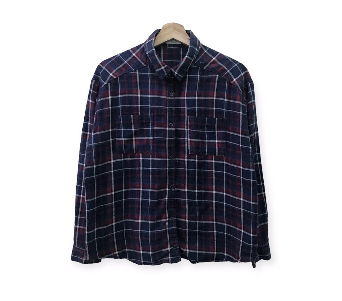 Vintage Colza Plaid Tartan Flannel Shirt