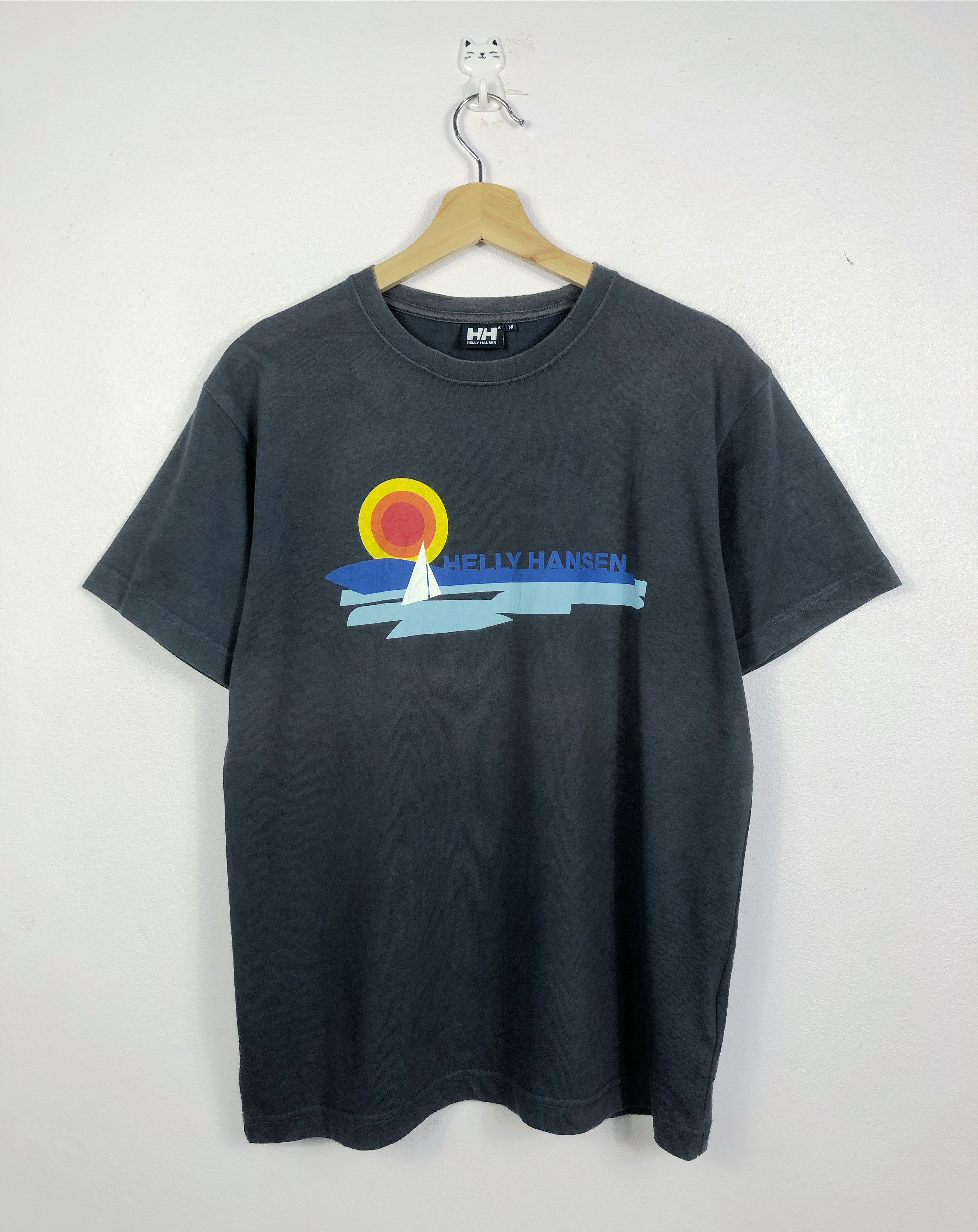 Helly Hansen Rare Vintage Y2K Helly Hansen Big Logo Spellout Tee Size US M / EU 48-50 / 2 - 1 Thumbnail