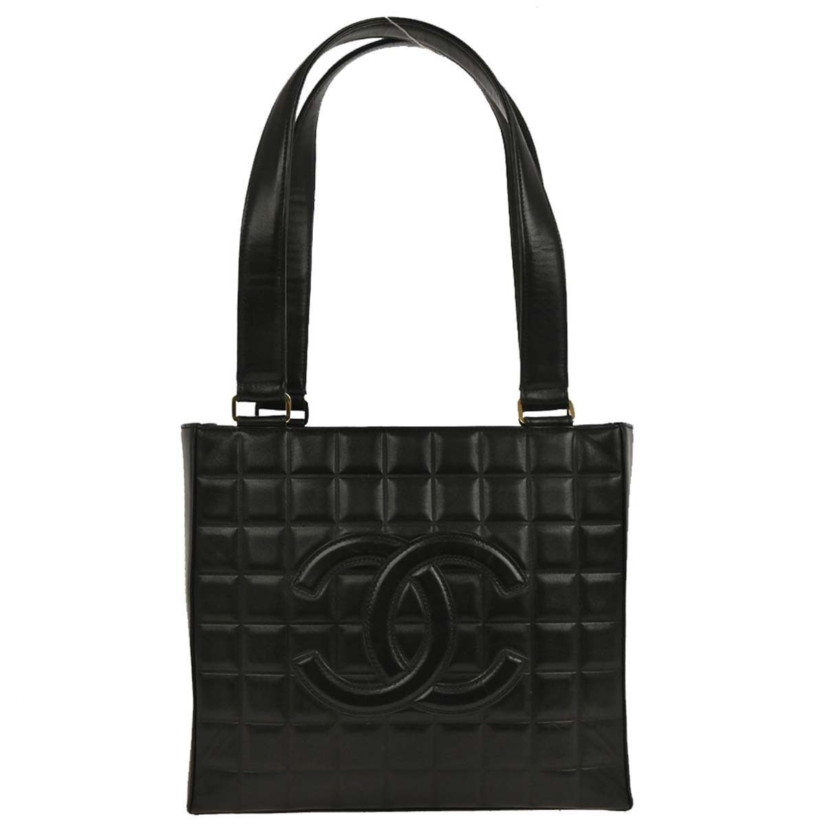 Chanel Chanel Chocolate Bar CC Tote Quilted Leather Size ONE SIZE - 1 Thumbnail