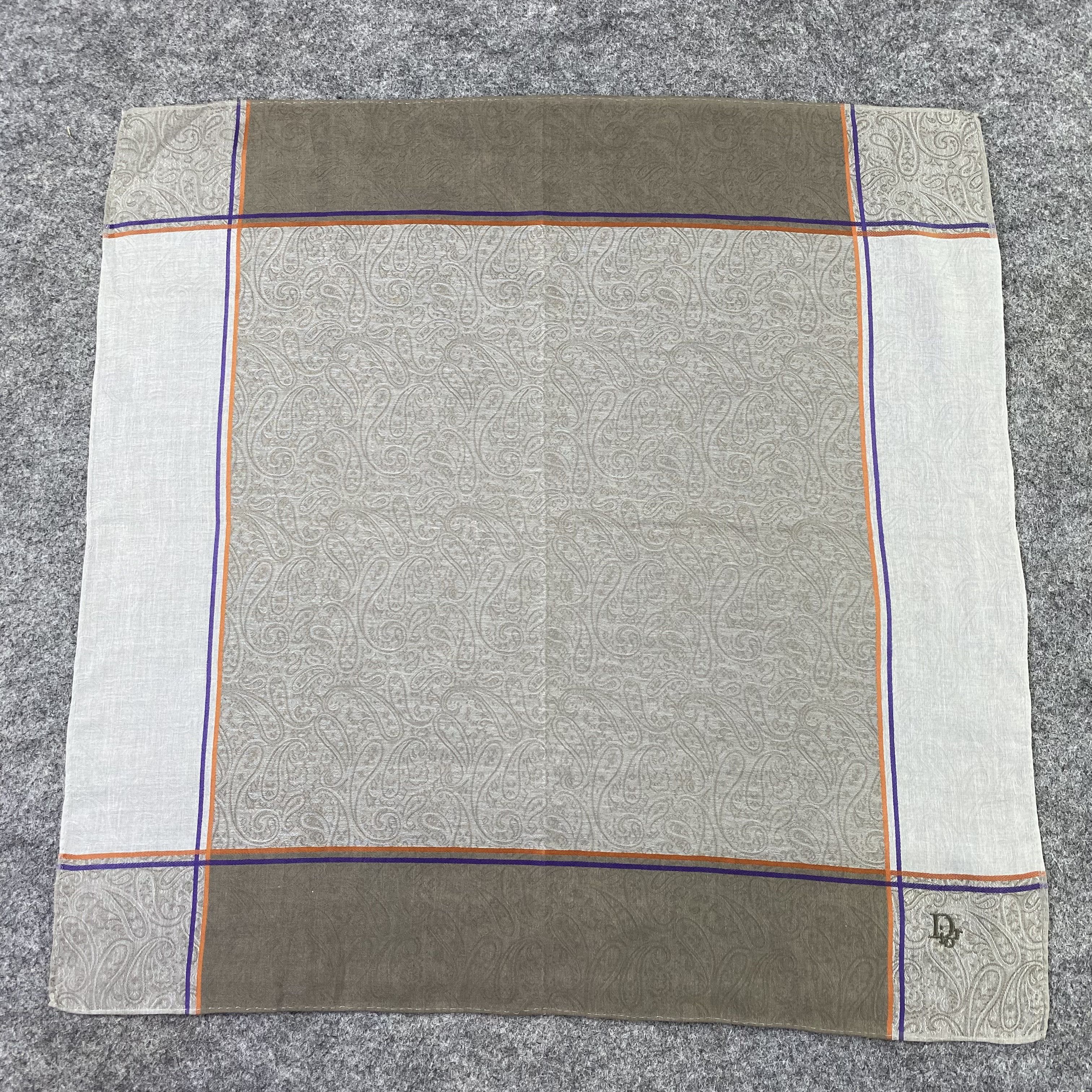 Designer Christian Dior Handkerchief / Bandana / Neckerchief-B729 Size ONE SIZE - 3 Thumbnail