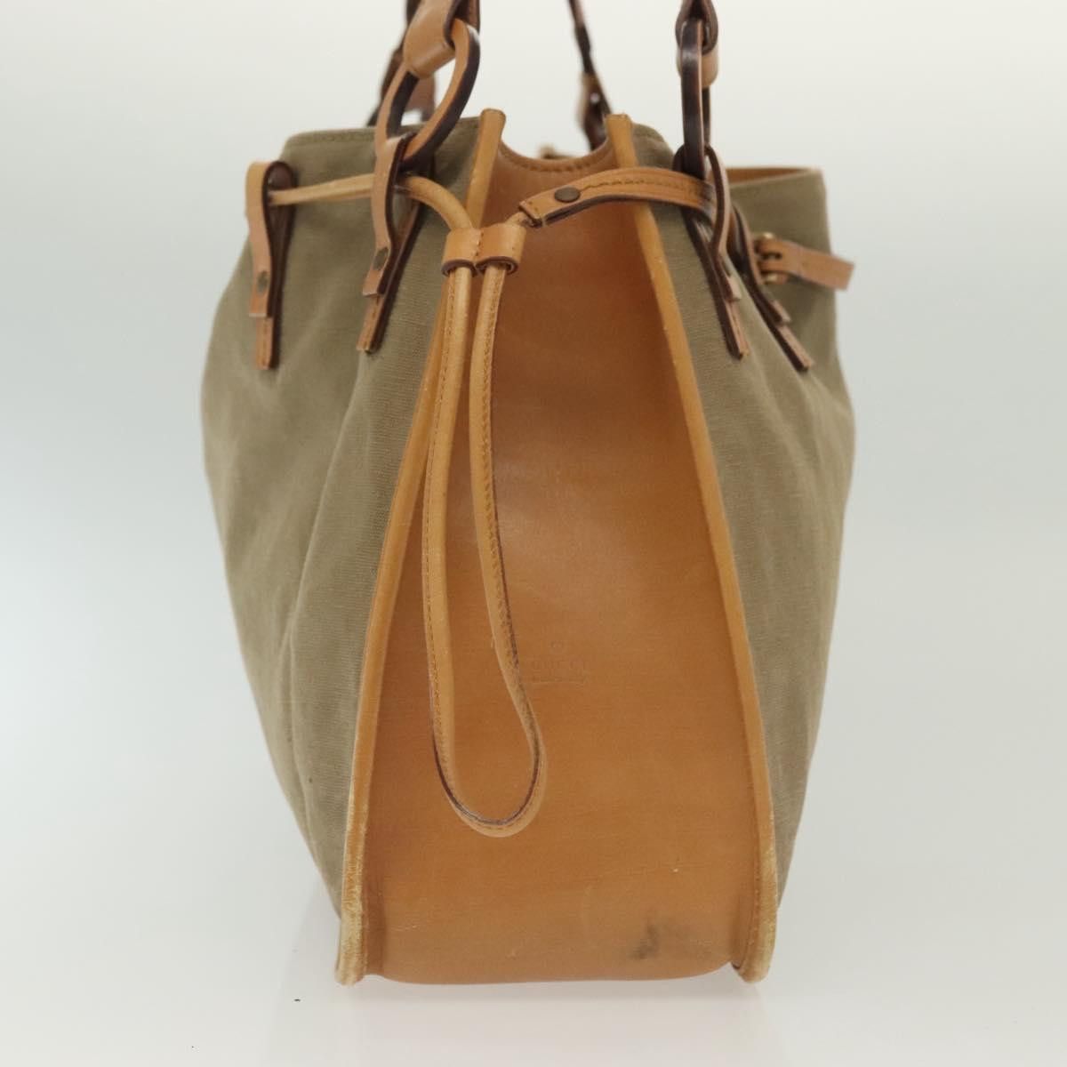 Gucci GUCCI Tote Bag Canvas Beige Size ONE SIZE - 5 Thumbnail