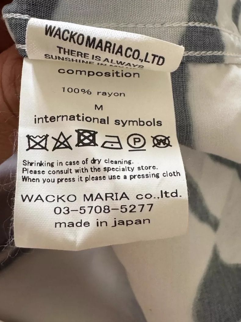 Wacko Maria WACKO MARIA 22SS TIM LEHI Hawaiian Shirt, white tiger shor Size US M / EU 48-50 / 2 - 4 Thumbnail