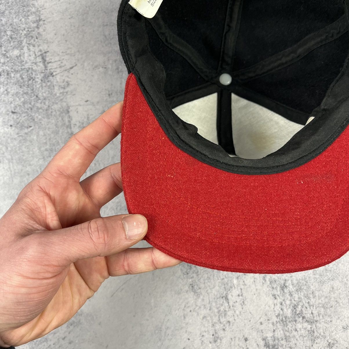 MLB Vintage Atlanta Braves wool rare MLB cap 90’s Size ONE SIZE - 7 Thumbnail