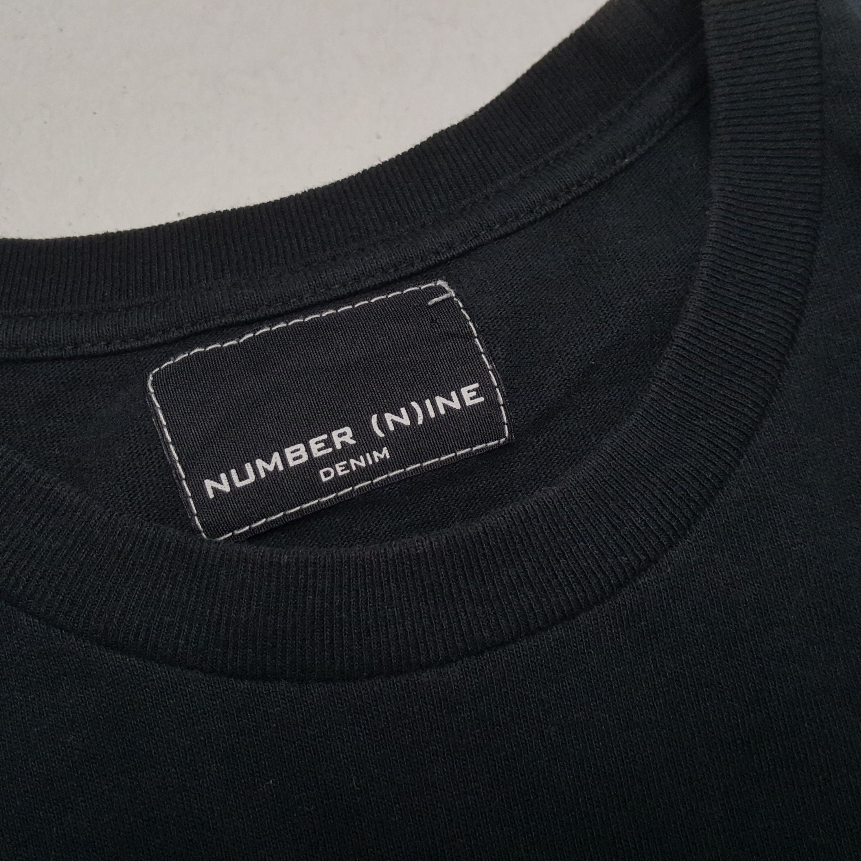 Japanese Brand NUMBER (N)INE Box Logo Spell Out Design Tshirt Size US M / EU 48-50 / 2 - 7 Thumbnail