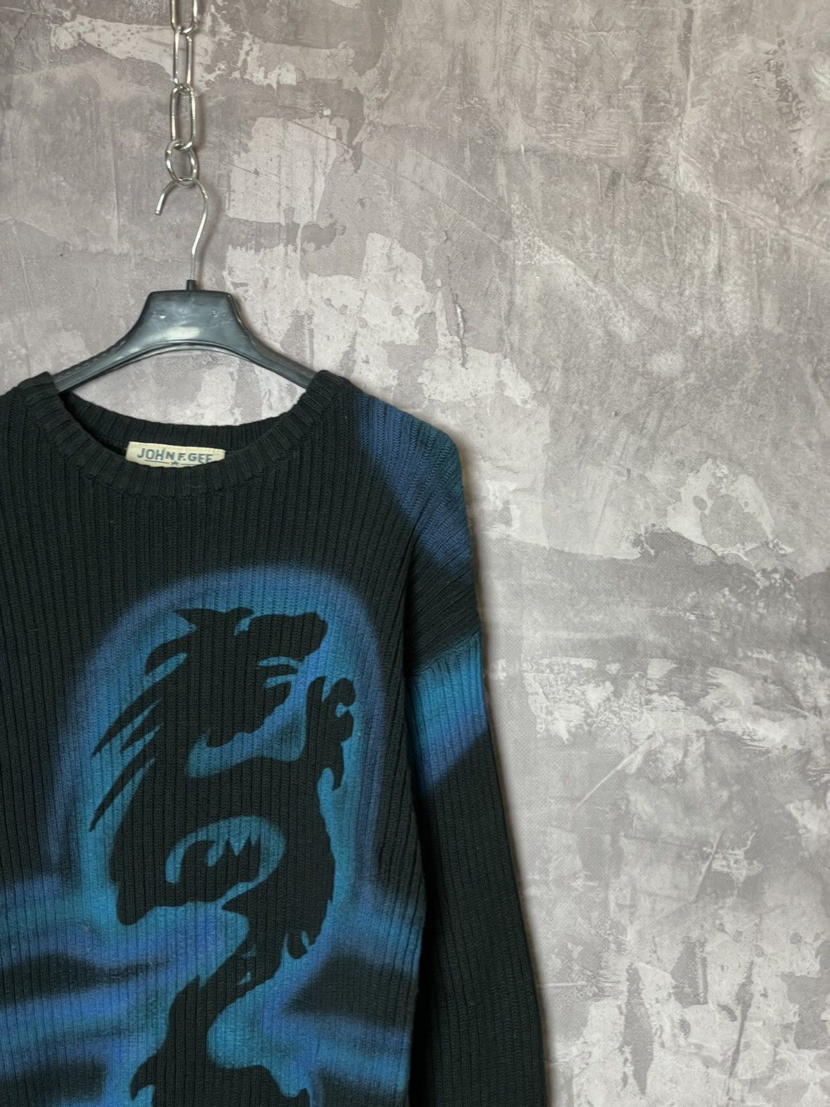 Japanese Brand × Vintage Vintage Japanese Archival Big Knit Sweater Y2K M Size US M / EU 48-50 / 2 - 3 Thumbnail