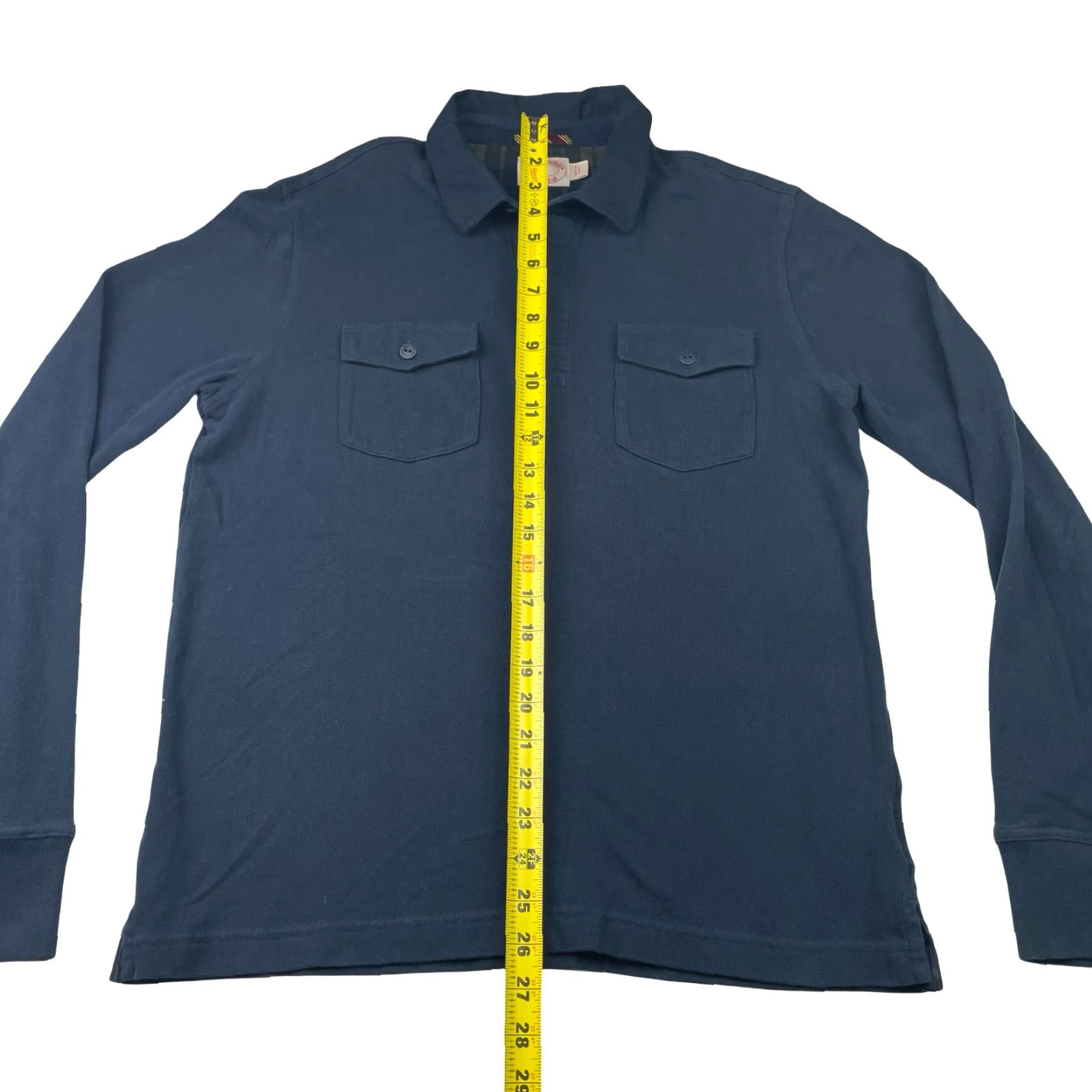 Brooks Brothers Brooks Brothers Men Polo Shirt L/S Rugby Navy Blue Medium 100% Cotton/Chest Pockets Vintage? No Size US M / EU 48-50 / 2 - 5 Thumbnail