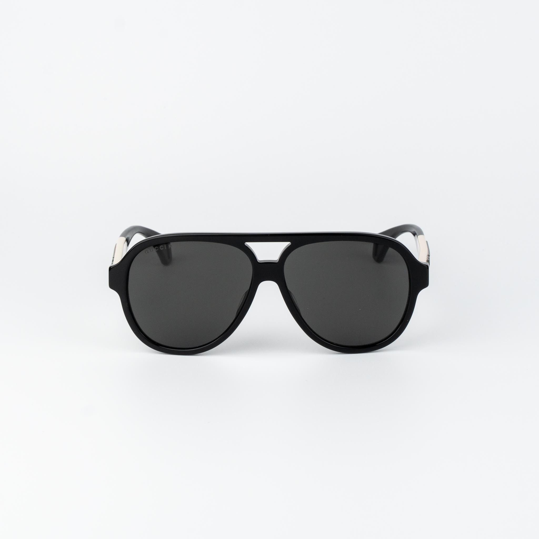 Gucci Gucci Men Sunglasses Black Pilot GG0463S 002 NEW AUTHENTIC Size ONE SIZE - 2 Thumbnail