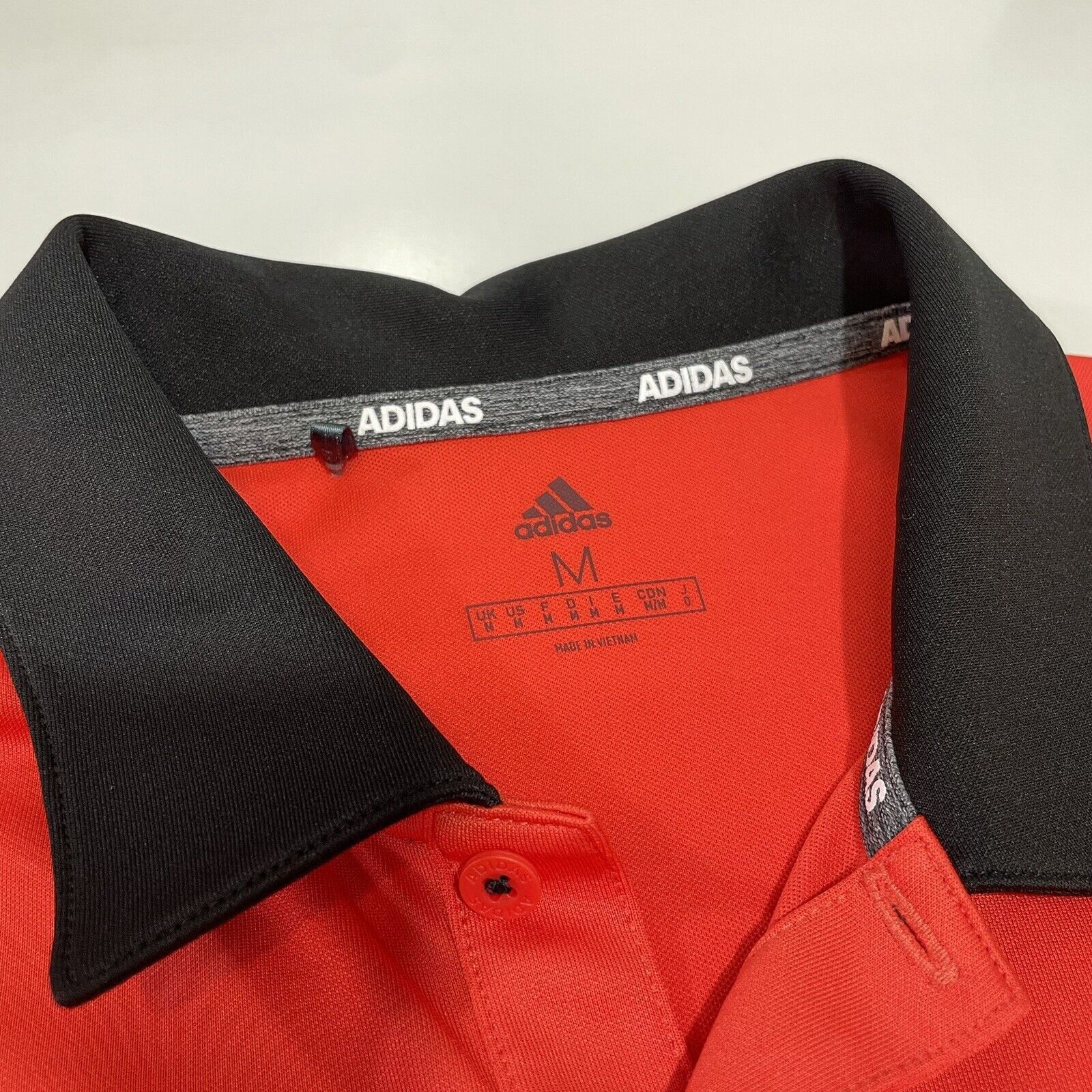 Adidas Adidas Men’s Athletic Polo Shirt Red Black Climalite Golf M Size US M / EU 48-50 / 2 - 2 Thumbnail