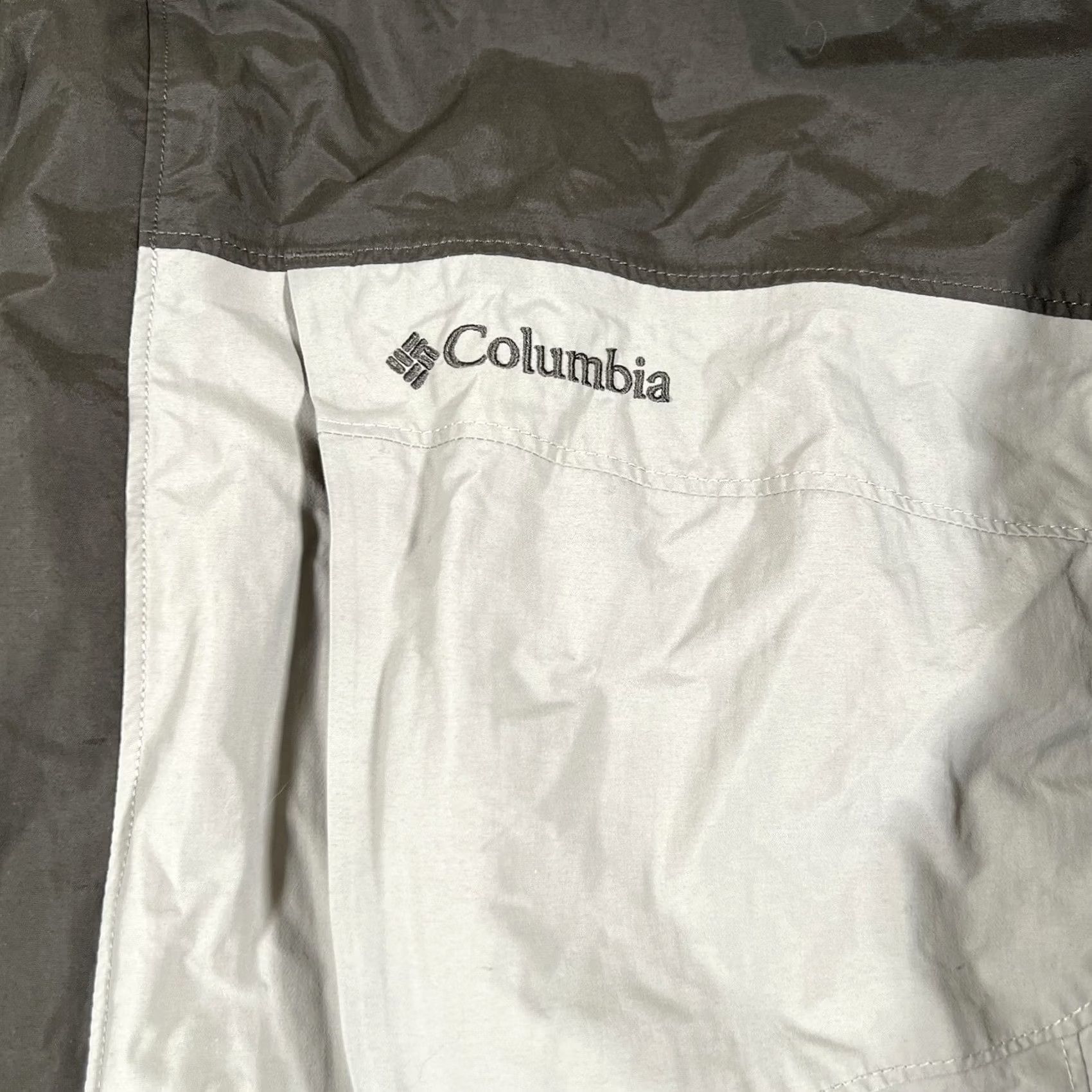 Vintage Columbia Jacket Men 2XL Beige Black Omni-Tech Nylon Shell 3-in-1 Jacket Mens Size US XXL / EU 58 / 5 - 4 Thumbnail