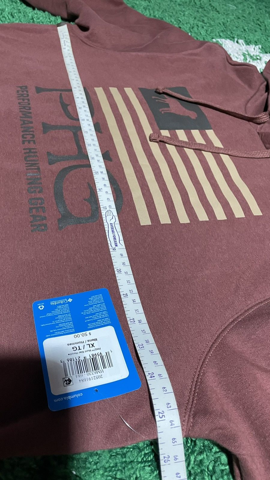 Columbia PFG Hunting PHG hoodie maroon Columbia Size US XL / EU 56 / 4 - 6 Thumbnail