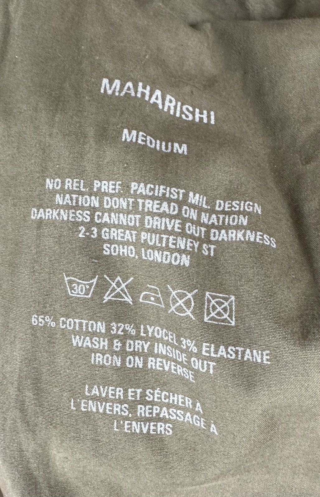 Maharishi Maharishi Mens Chinos Military Designer Pants Size US 32 / EU 48 - 15 Thumbnail