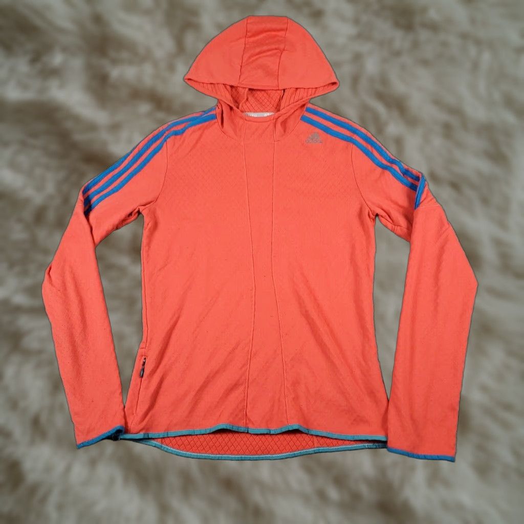 Adidas Adidas Ladies Womens Small Coral Sweater Pullover Hoodie Sweatshirt Size S / US 4 / IT 40 - 1 Thumbnail