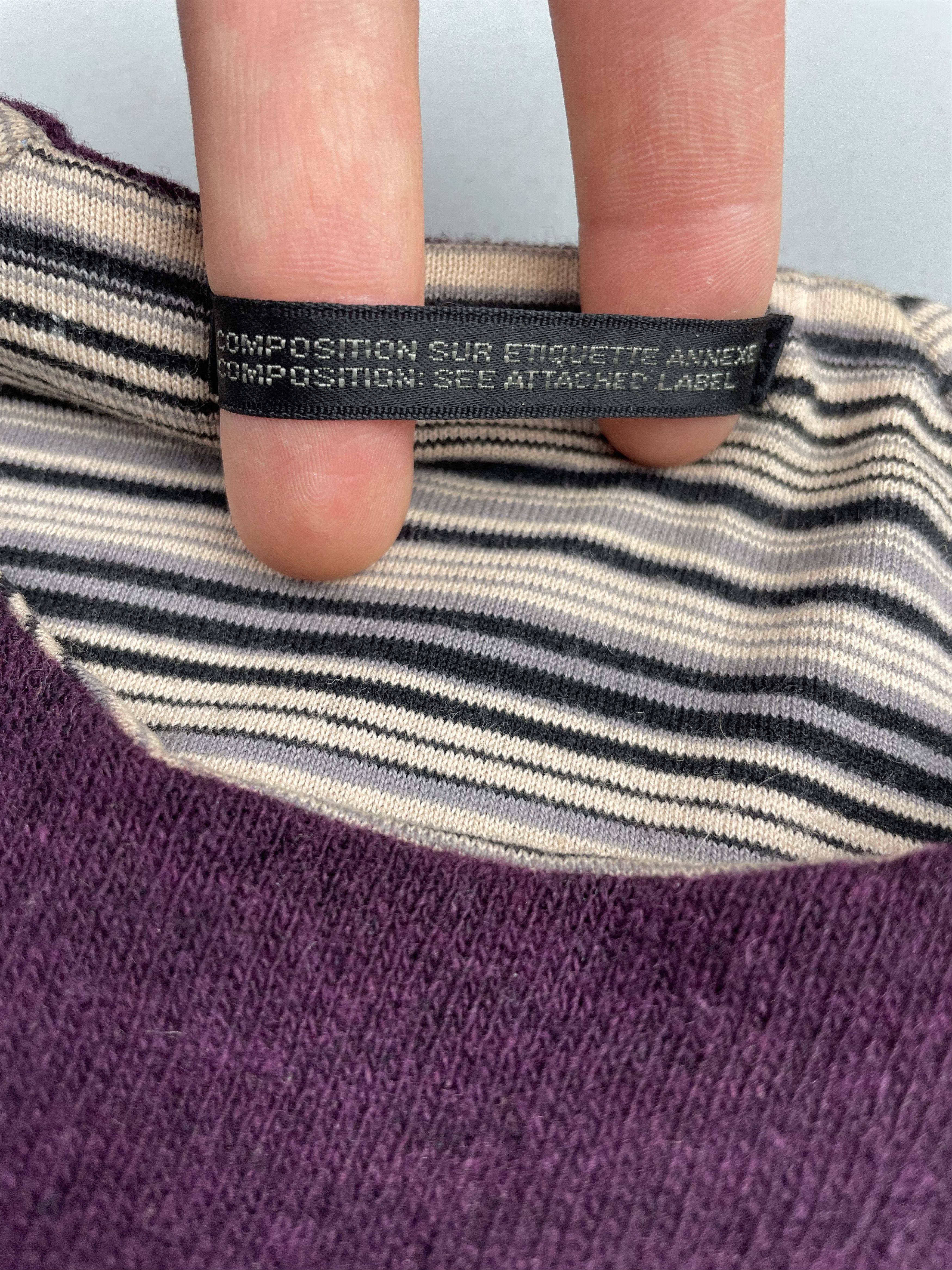 Yohji Yamamoto Y's by Yohji Yamamoto - A/W 2000 - double layer wool sweater Size M / US 6-8 / IT 42-44 - 6 Thumbnail
