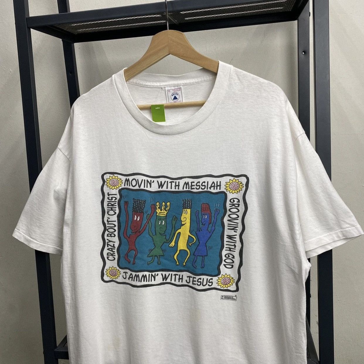 Vintage ‘90s Vintage Religion Messiah Messengers Cartoon Tee Size US XL / EU 56 / 4 - 3 Thumbnail