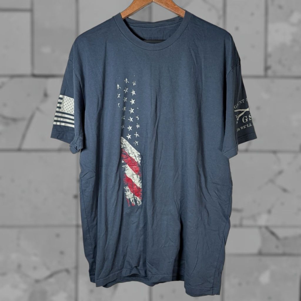 Vintage VINTAGE Grunt Style American Graphic Tee Adult XXL Cotton Blue Mens Size US XXL / EU 58 / 5 - 1 Thumbnail