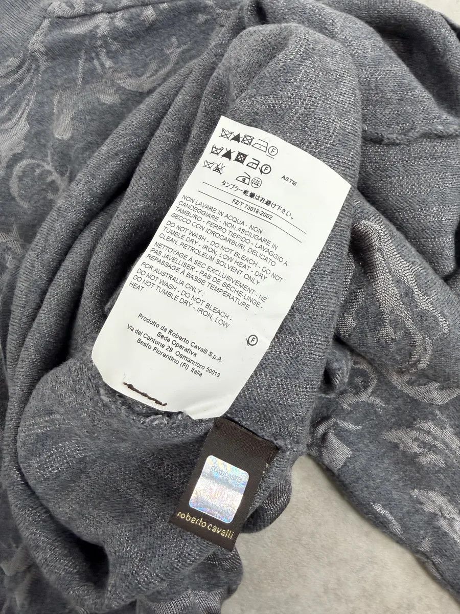 Roberto Cavalli AW2015 Roberto Cavalli Spiritual Grey Turtleneck Size US M / EU 48-50 / 2 - 8 Thumbnail