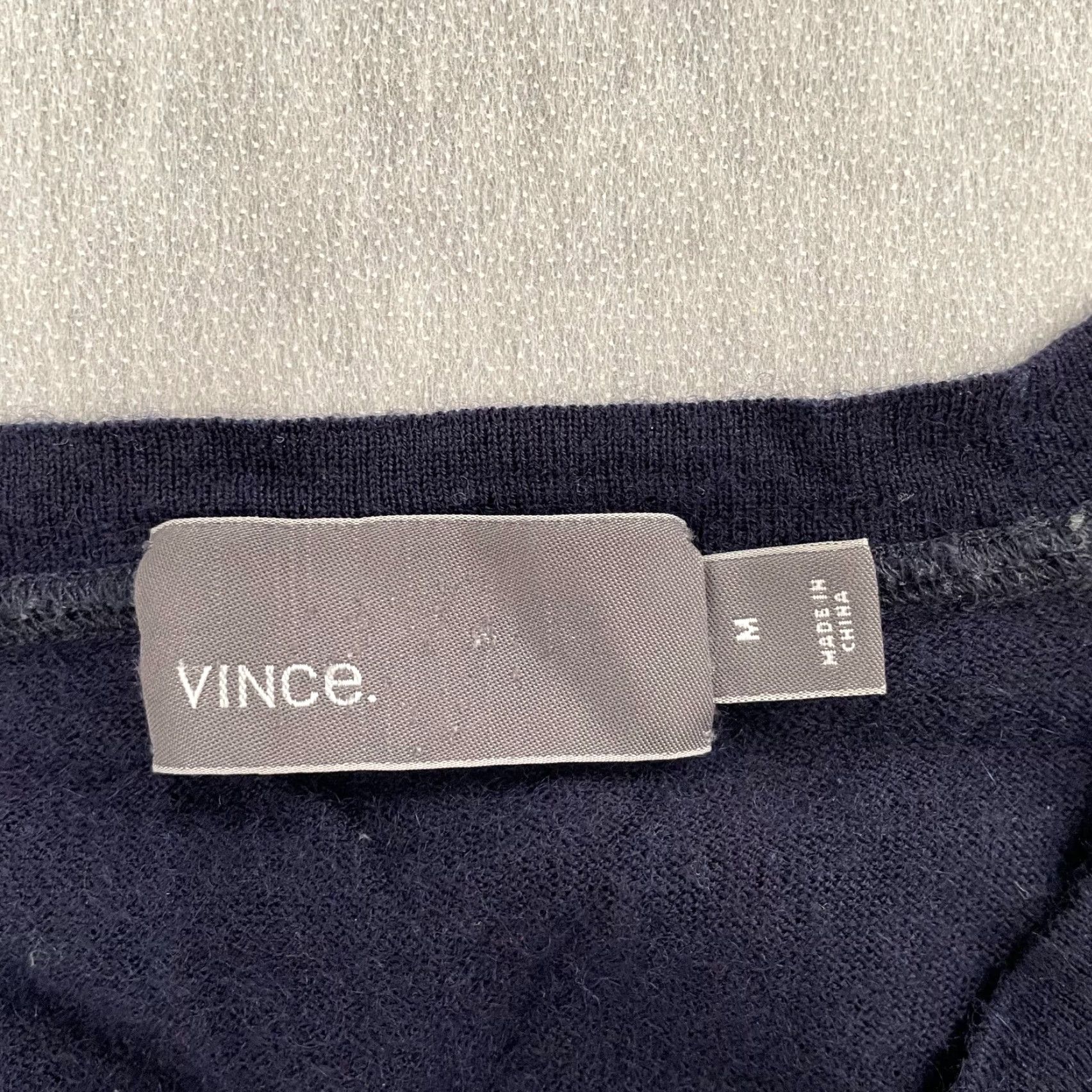 Vince Vince Sweater Medium Blue Crew Neck Long Sleeve Pullover Knit Mens Size US M / EU 48-50 / 2 - 5 Thumbnail