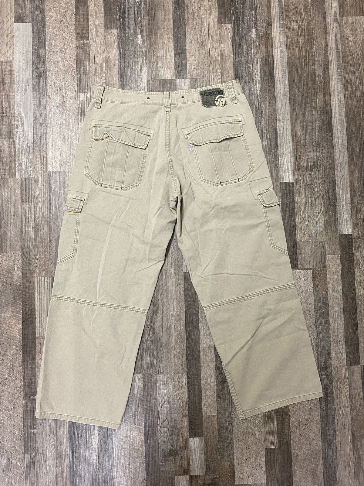 Levi's Y2K Levi’s Baggy Silver tab Trooper Cargos Cream Khaki Size US 36 / EU 52 - 2 Thumbnail