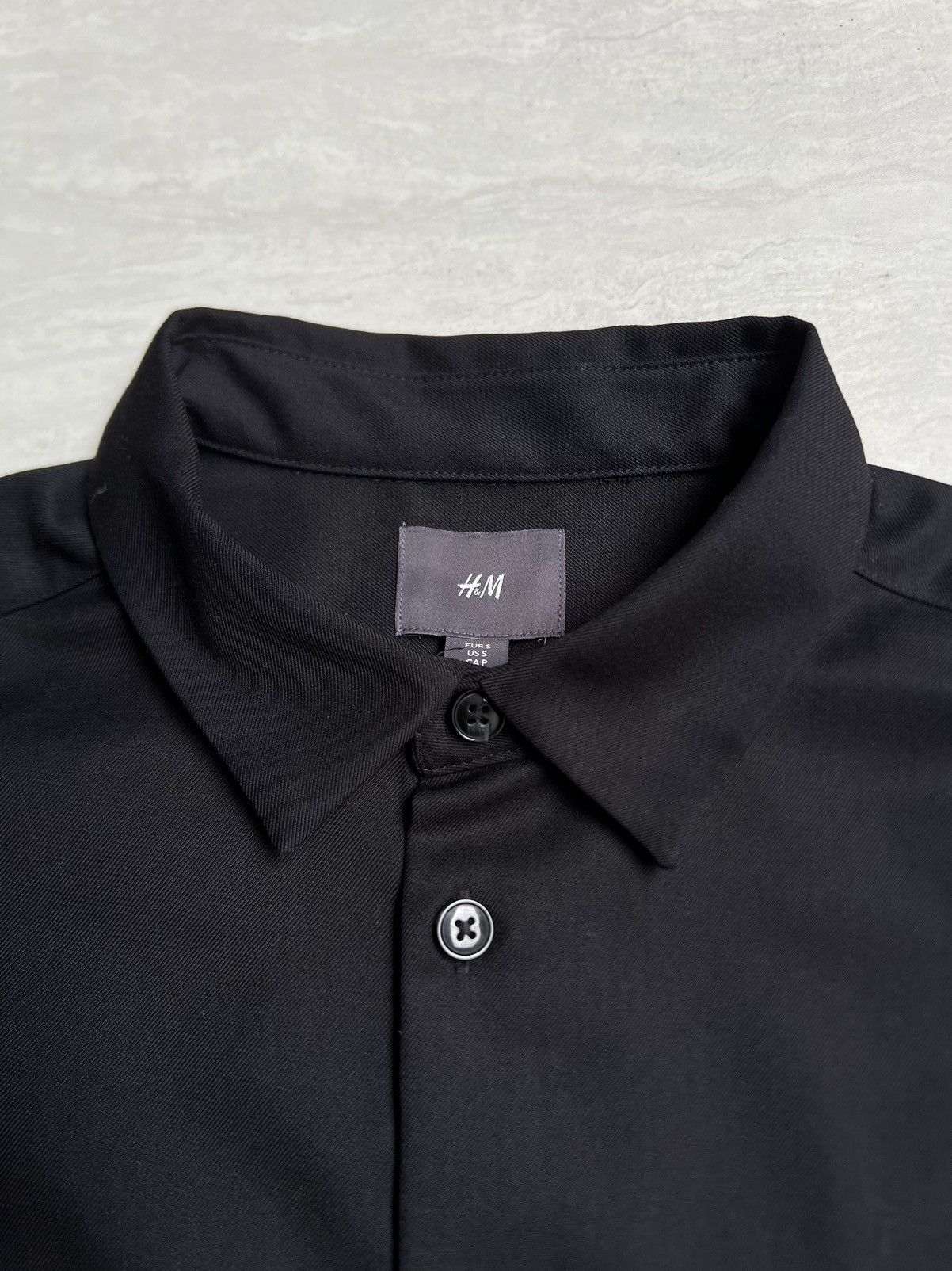 H&M H&M Black Pocket Boxy Oversize Black Outer Shirt Size US M / EU 48-50 / 2 - 10 Thumbnail