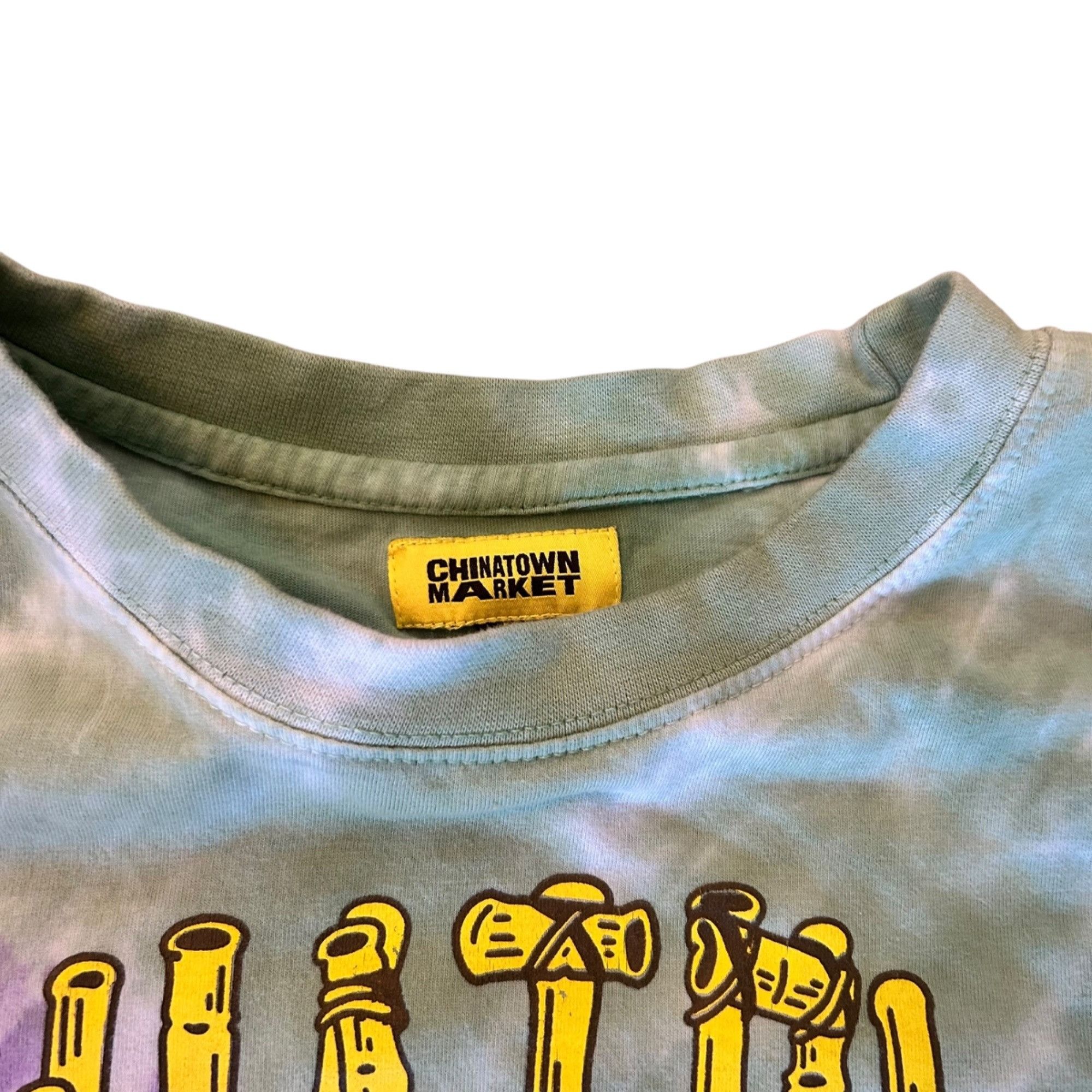 Urban Outfitters Chinatown Market Tie Dye Tee Tropical Graphic Tee M Size US M / EU 48-50 / 2 - 5 Thumbnail