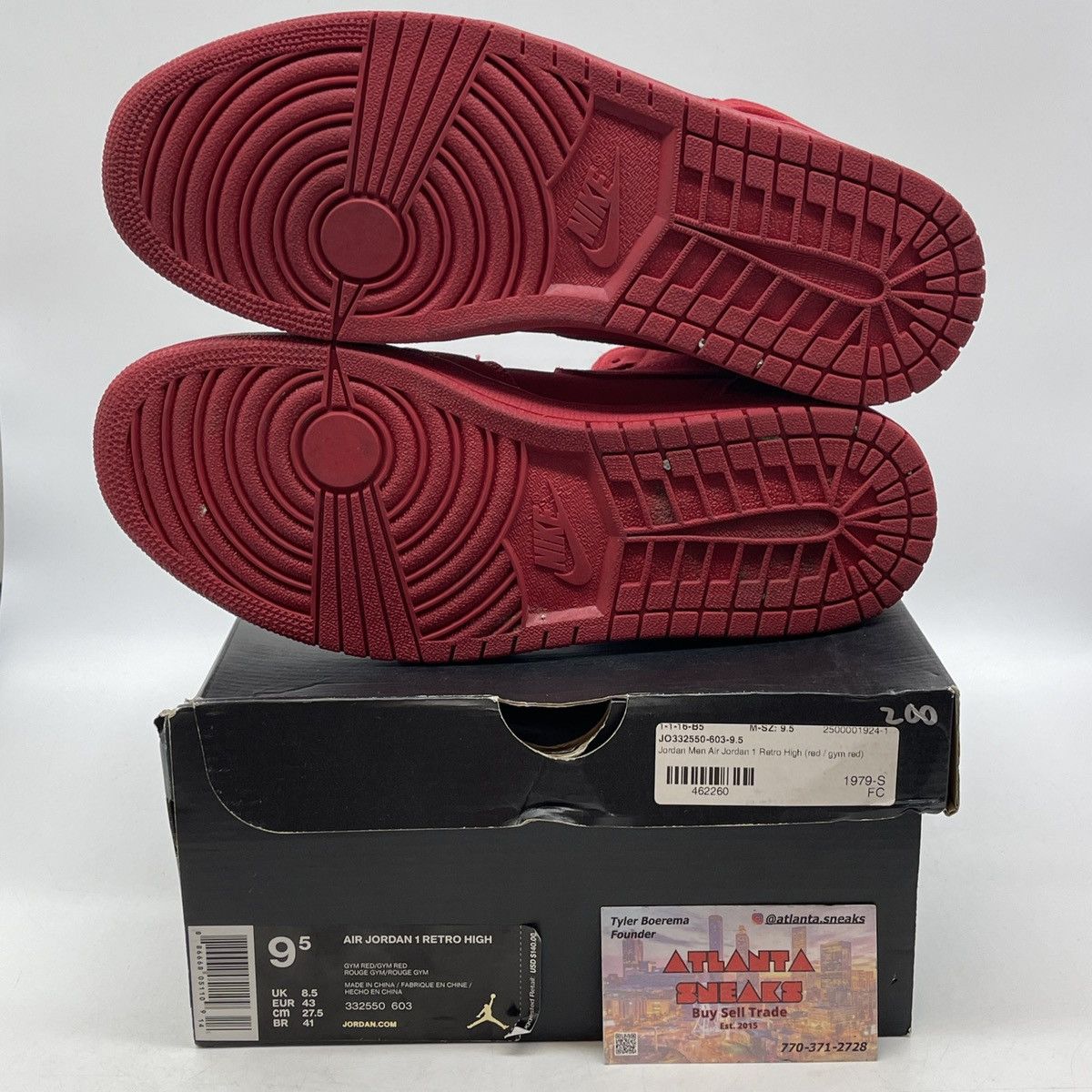 Jordan Brand Air Jordan 1 high red suede Size US 9.5 / EU 42-43 - 6 Thumbnail