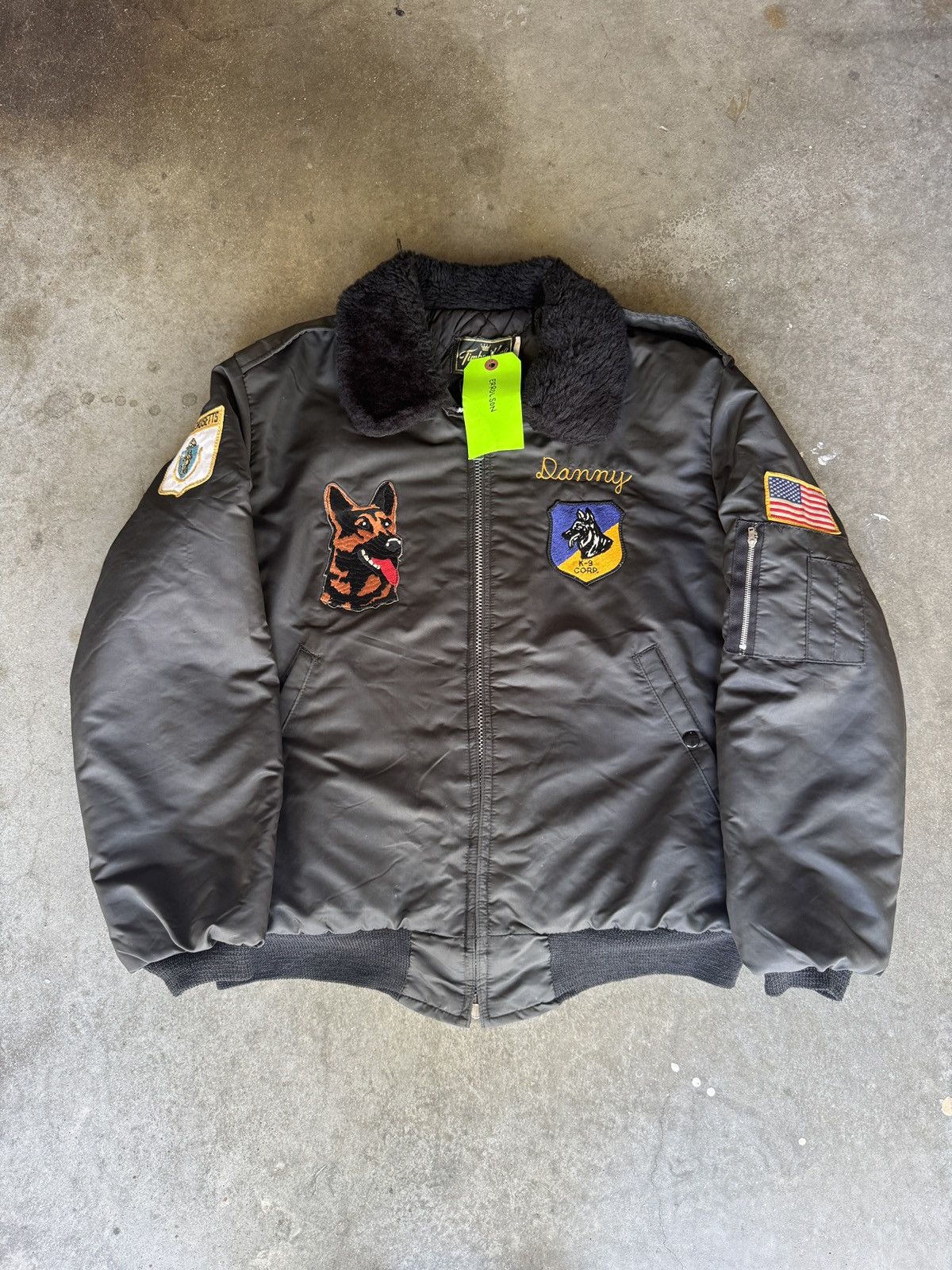 Vintage Vintage 70's Errolson K9 Marine Bomber Jacket Size US L / EU 52-54 / 3 - 2 Thumbnail