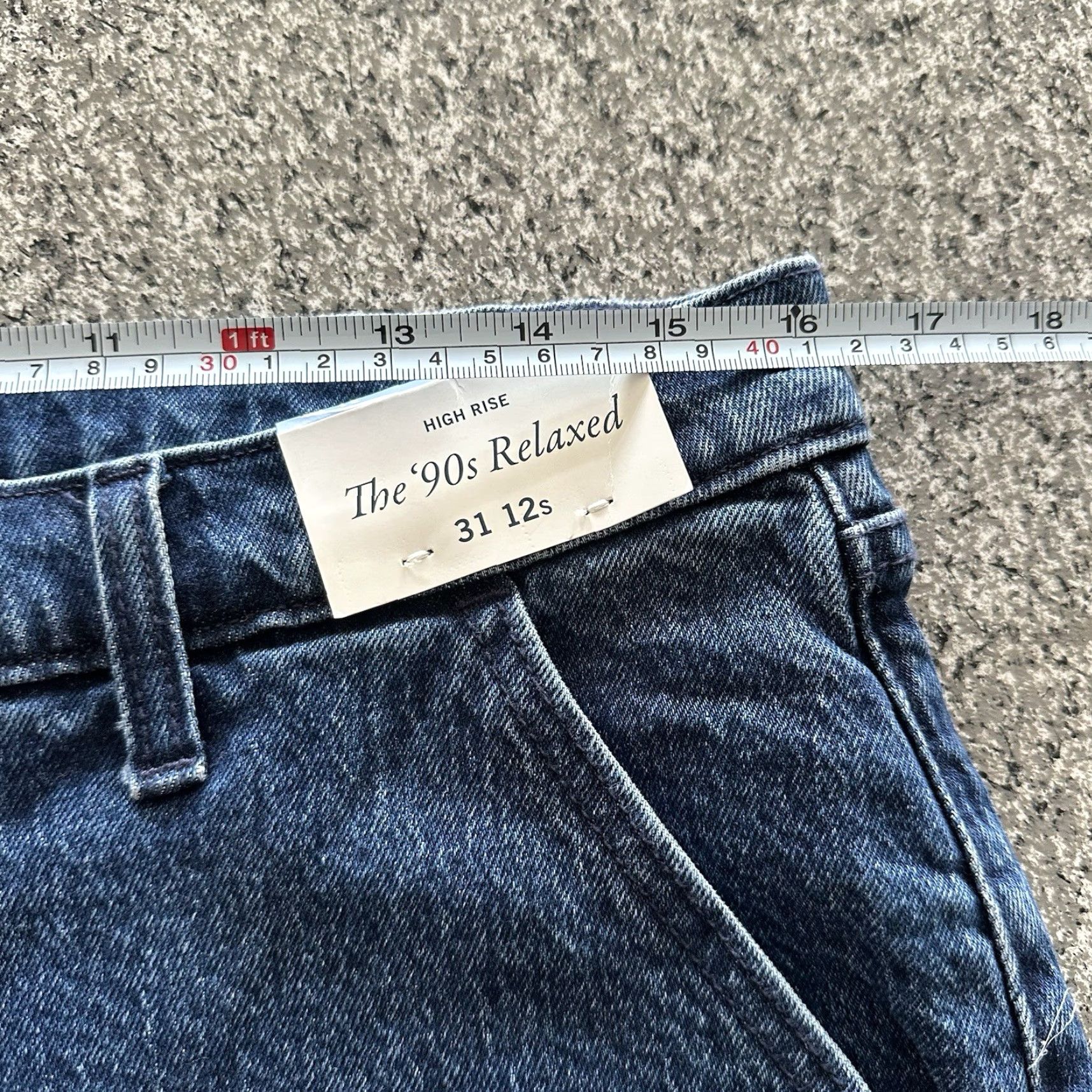 Abercrombie & Fitch VINTAGE Abercrombie & Fitch High Rise 90’s Relaxed Jeans Women’s 31 Short 12 S Blue Size 34" / US 12 / IT 48 - 7 Thumbnail