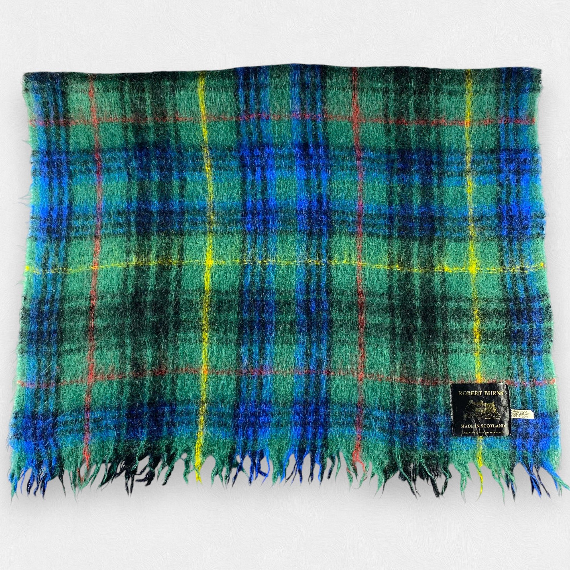 Other Vintage Robert Burns Scarf Neck Wrap Mohair Muffler Size ONE SIZE - 1 Thumbnail
