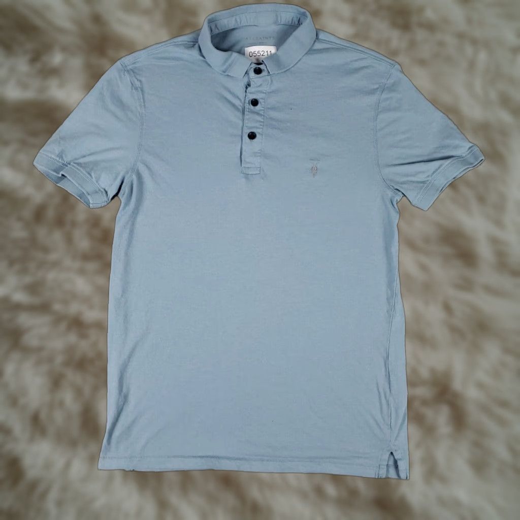 Allsaints AllSaints Polo Shirt Small Blue Short Sleeve Casual Mens Size US S / EU 44-46 / 1 - 1 Thumbnail