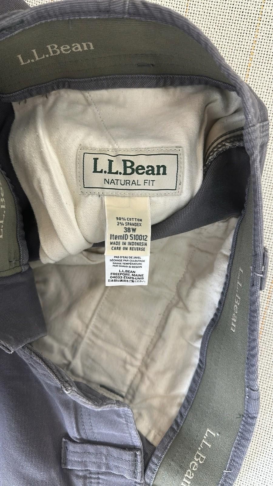 L.L. Bean L.L Bean Flat Front Gray Shorts with Natural Fit Size US 38 / EU 54 - 8 Thumbnail