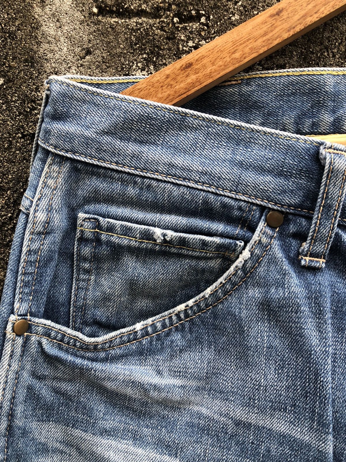 Bape vintage OG Bape A Bathing Ape Denim Jeans Size US 32 / EU 48 - 8 Thumbnail