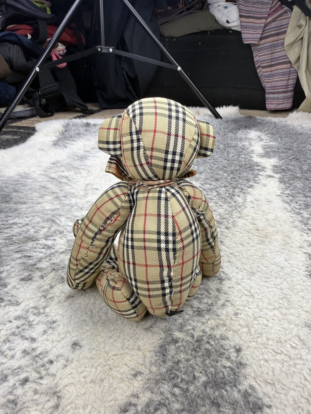 Burberry 🔥RARE🔥 Burberrys Iconic Nova Checkered Teddy Bear Size ONE SIZE - 10 Thumbnail