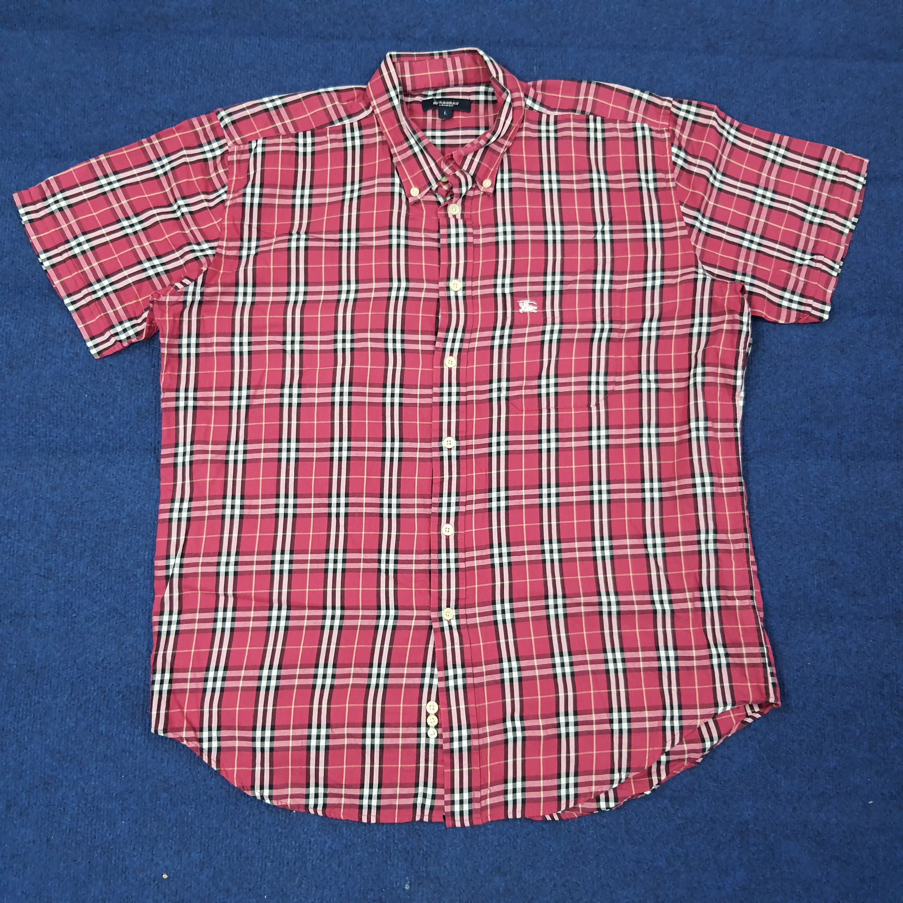 Burberry Vintage Burberry Nova Check Button Up Shirt C267N67 Size US L / EU 52-54 / 3 - 1 Thumbnail
