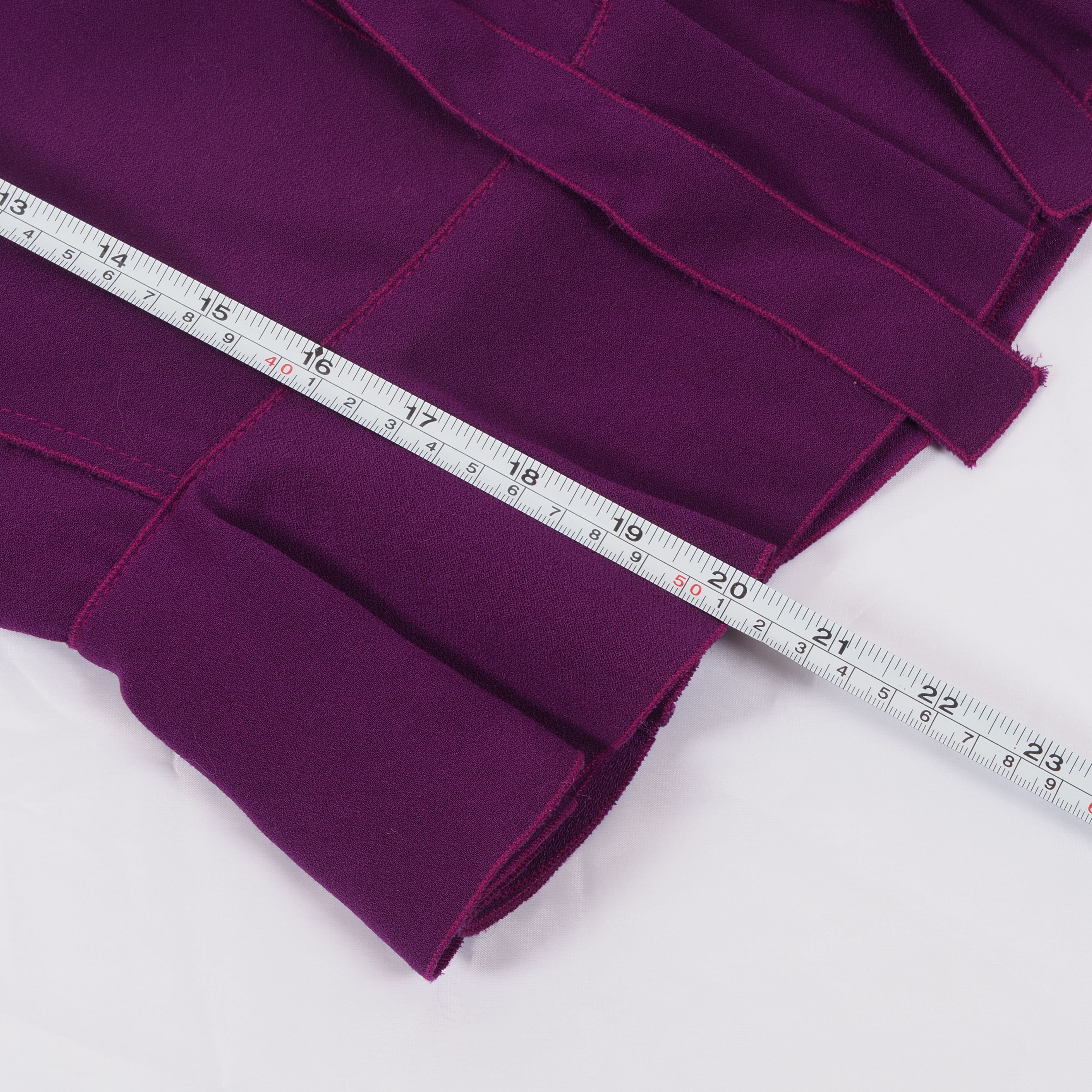 Prada Prada Vintage Purple Silk Peplum Tie Jacket Size M / US 6-8 / IT 42-44 - 13 Thumbnail