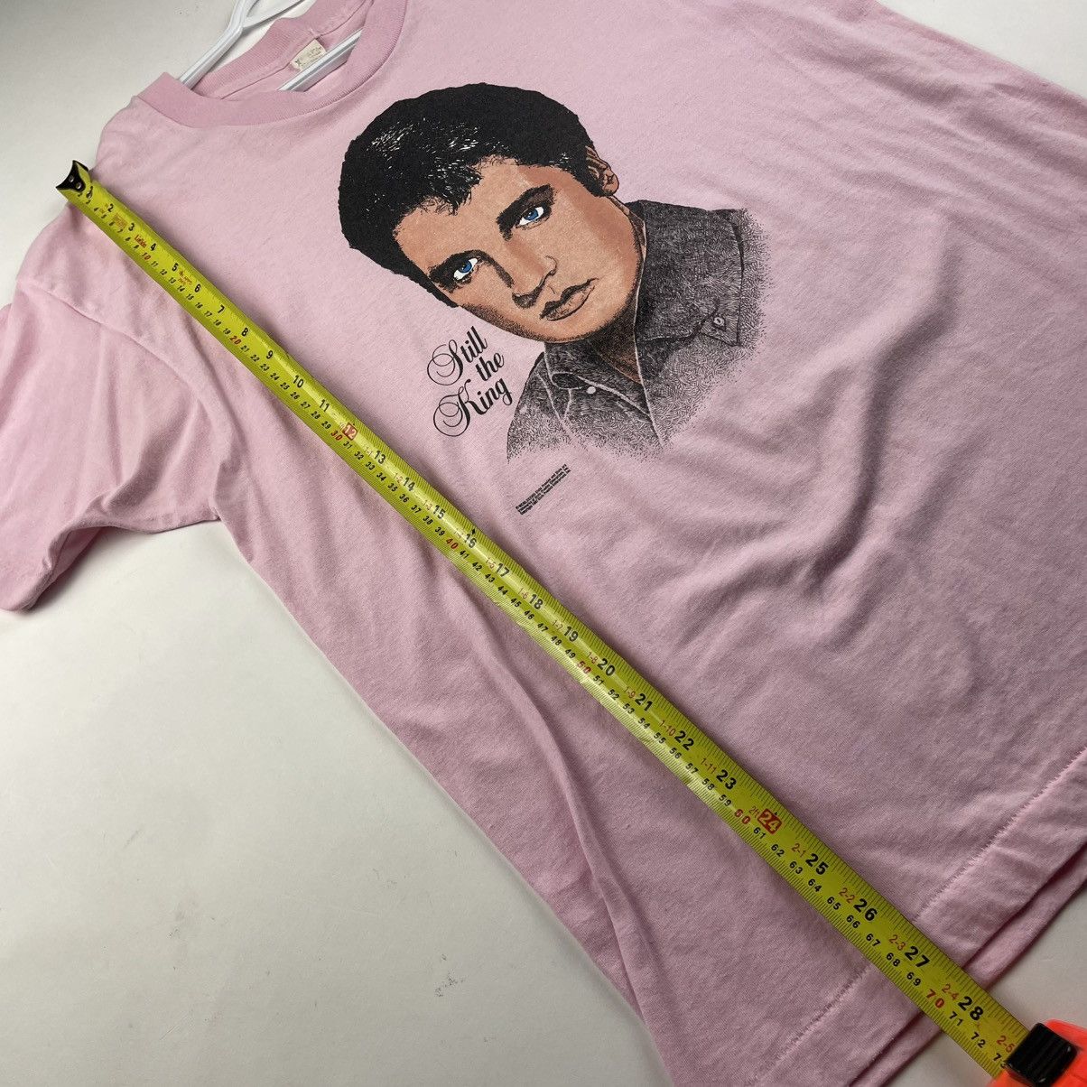 Band Tees × Vintage VTG 80’s 1987 Elvis Presley “ Still The King” Print Shirt Size US L / EU 52-54 / 3 - 7 Thumbnail