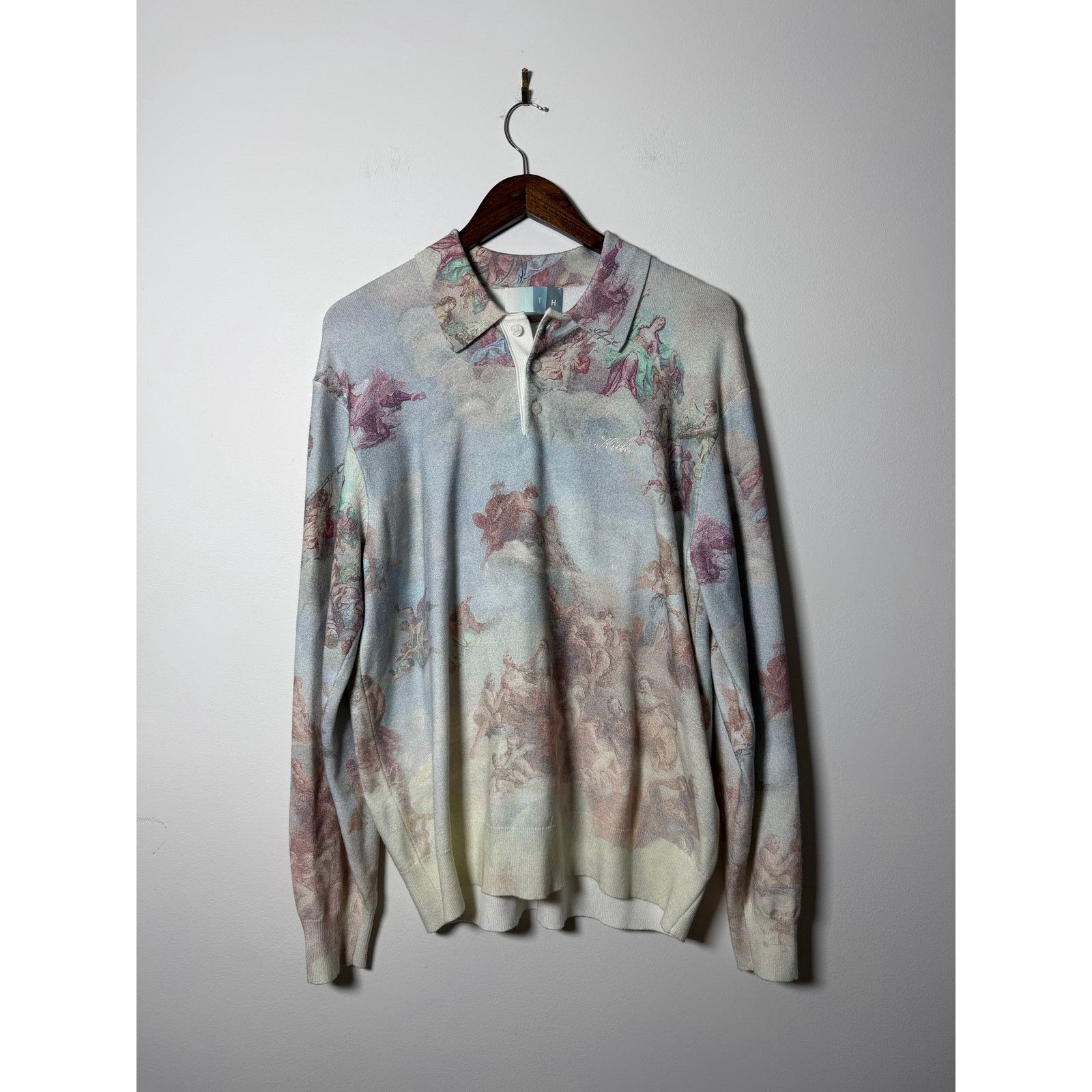 Kith Kith Harmon Pullover Angelic Print 'Sandrift' Size US M / EU 48-50 / 2 - 3 Thumbnail