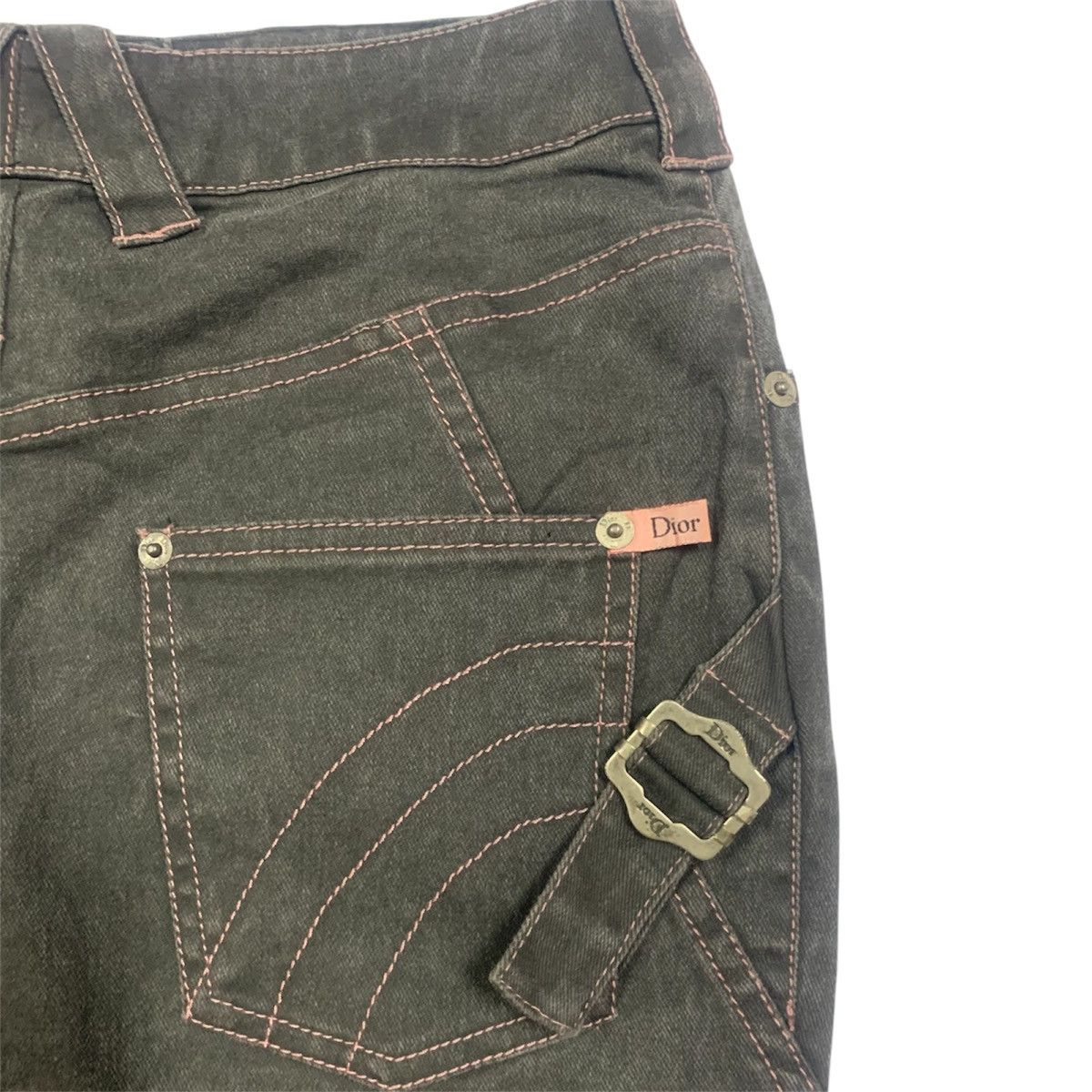 Dior Christian Dior SS2003 Denim Mini Skirt - Size 36 | W27x13 Size 27" / US 4 / IT 40 - 6 Thumbnail