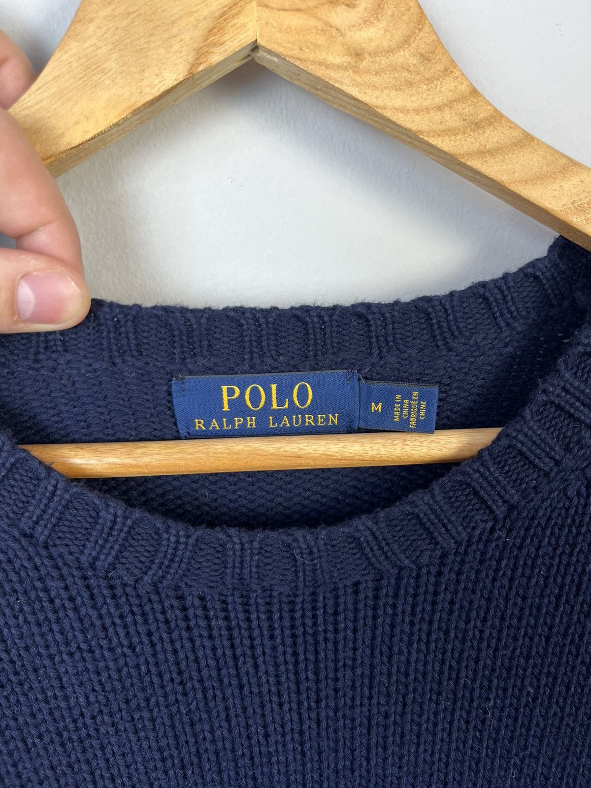 Ralph Lauren Ralph Lauren Luxury Knitted Cotton Heavy Sweater Jumper Size US M / EU 48-50 / 2 - 7 Thumbnail