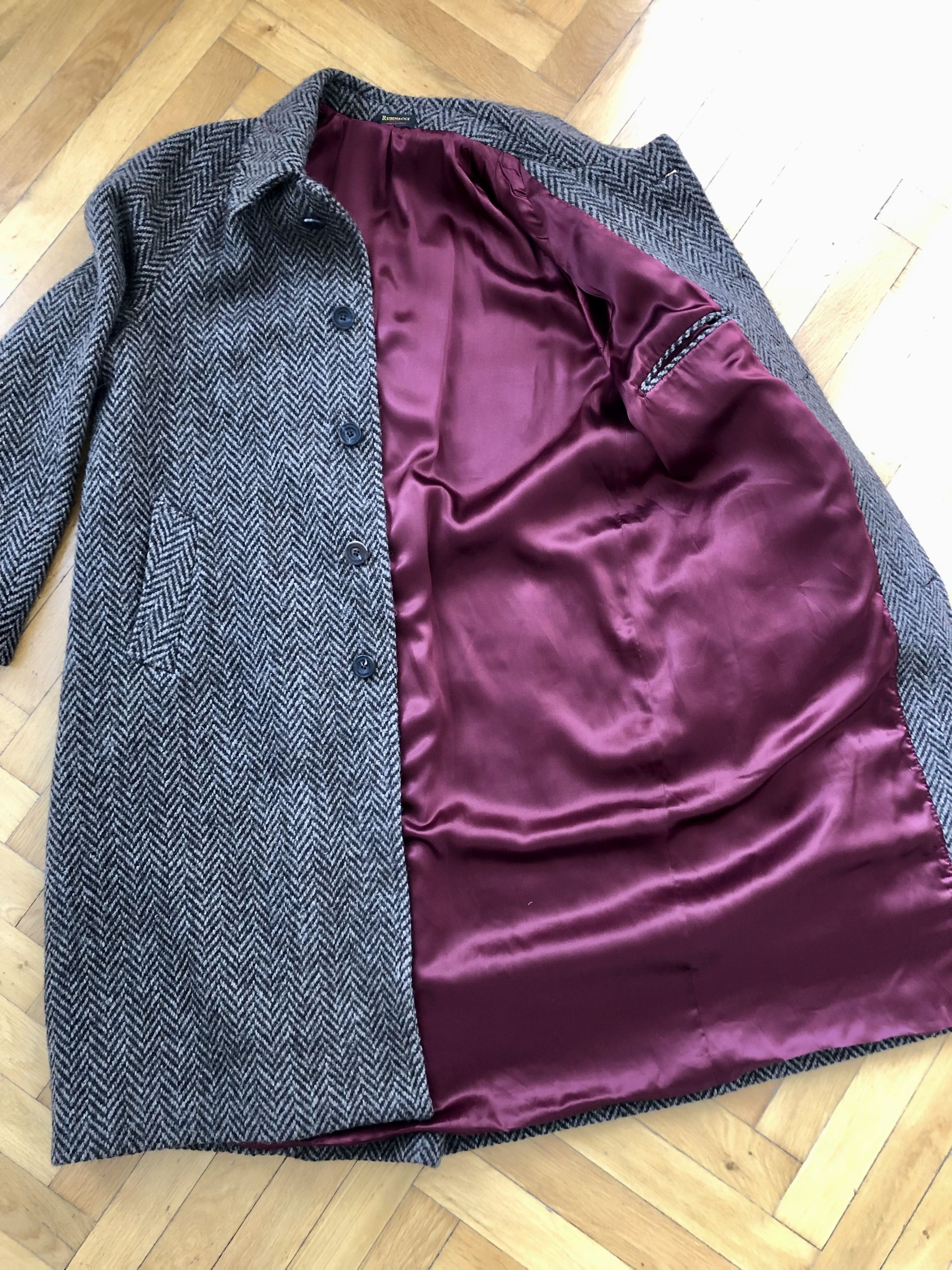 Rubinacci Rubinacci Raglan Tweed Coat (50) Size US M / EU 48-50 / 2 - 3 Thumbnail