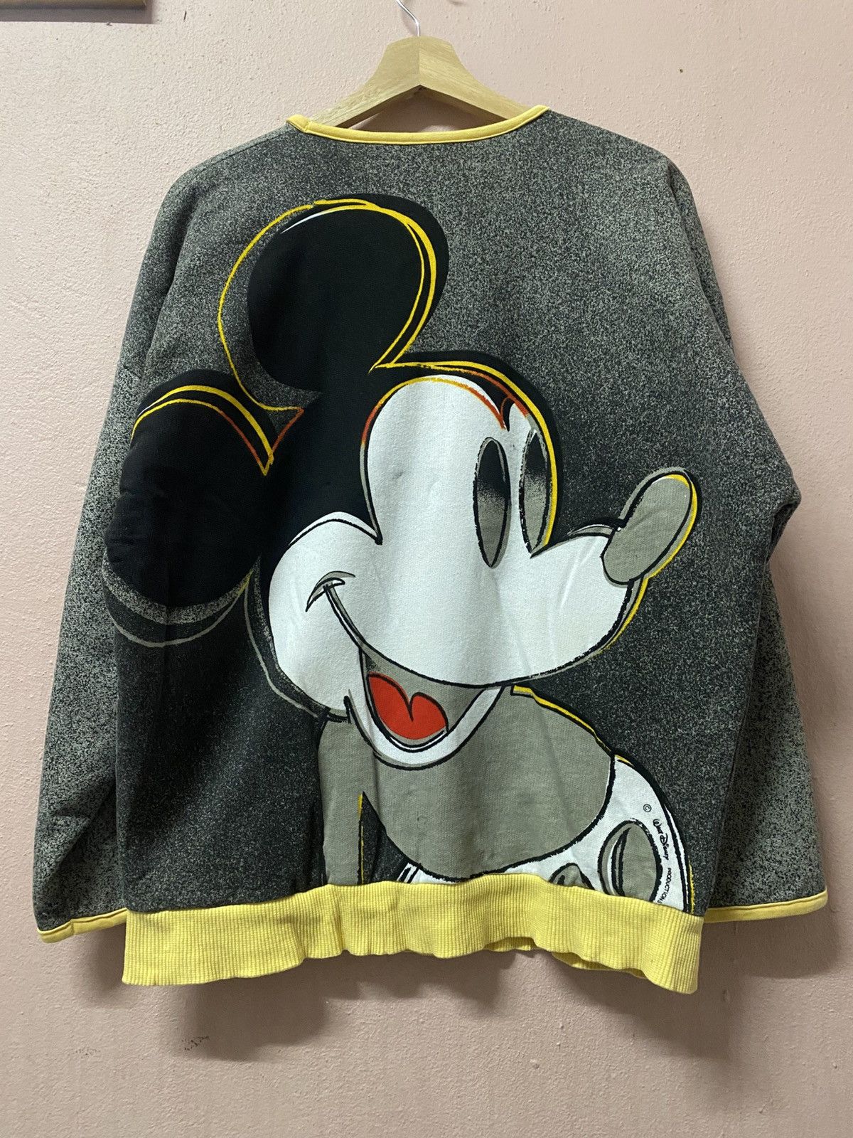 Mickey Unlimited Vintage Mickey Mouse Disney Reversible Fun Padded Yellow Size L / US 10 / IT 46 - 2 Thumbnail
