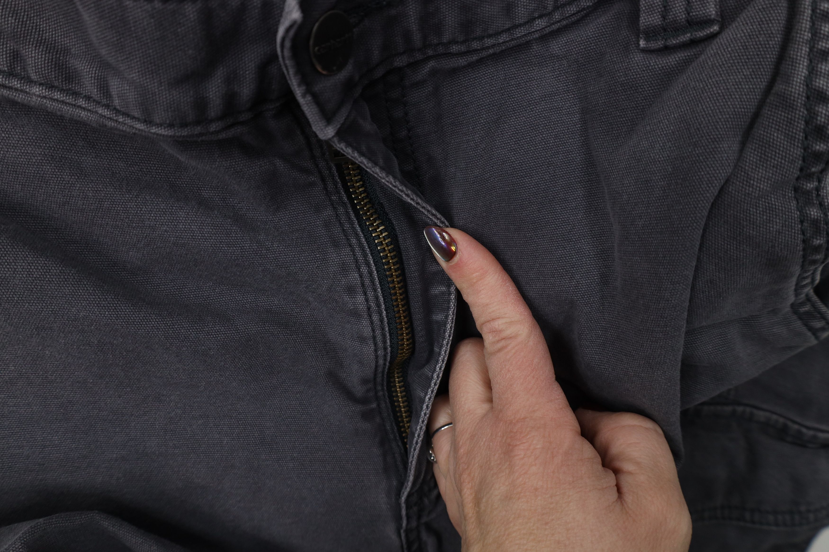 Carhartt Vintage Carhartt Relaxed Canvas Wide Leg Cargo Pants Gray Size US 38 / EU 54 - 8 Thumbnail