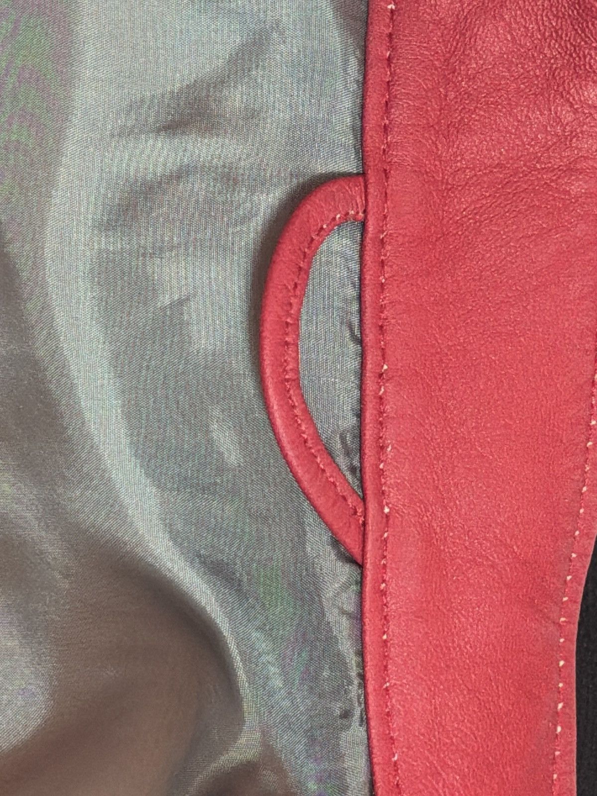 Yohji Yamamoto Yohji Yamamoto Red “Modern Girl” Back Printed Leather Jacket Size US S / EU 44-46 / 1 - 8 Thumbnail