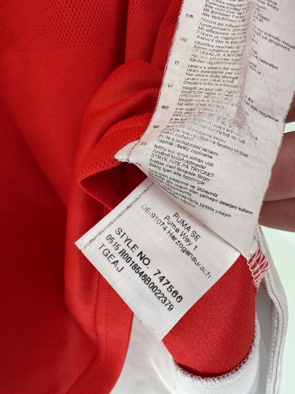 Puma Arsenal 2015-2016 Home Soccer Jersey Football Shirt Kit Size US M / EU 48-50 / 2 - 16 Thumbnail