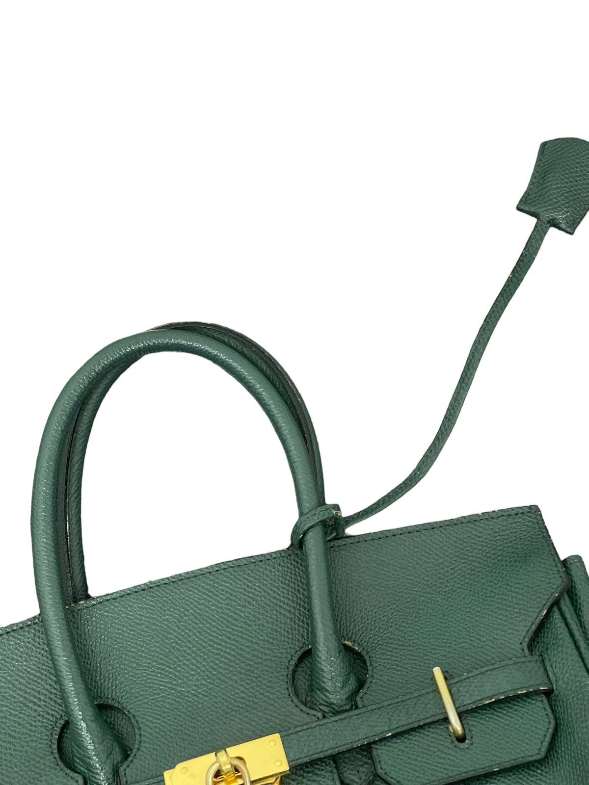 Japanese Brand Birkin Bag Leather Shufirst Like Hermes 3🟩 Size ONE SIZE - 12 Thumbnail