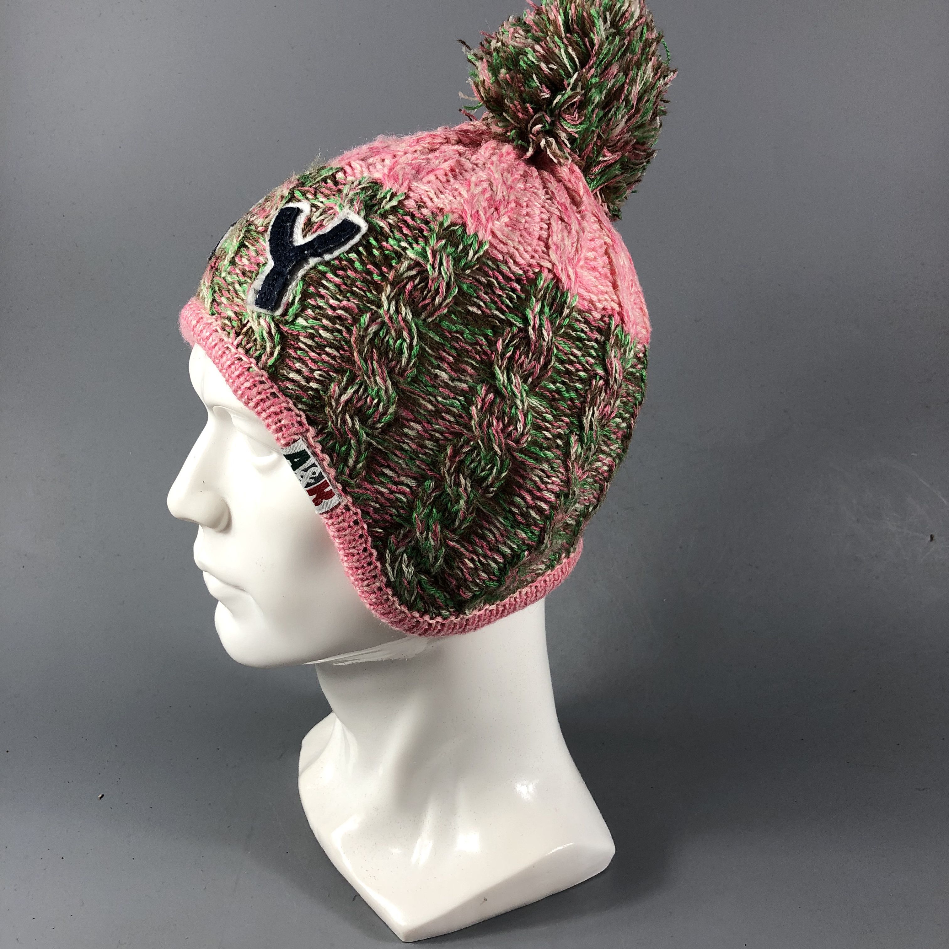 Vintage NY Earflap Bobble Beanie Snowcap Snow Hat B596 Size ONE SIZE - 1 Thumbnail