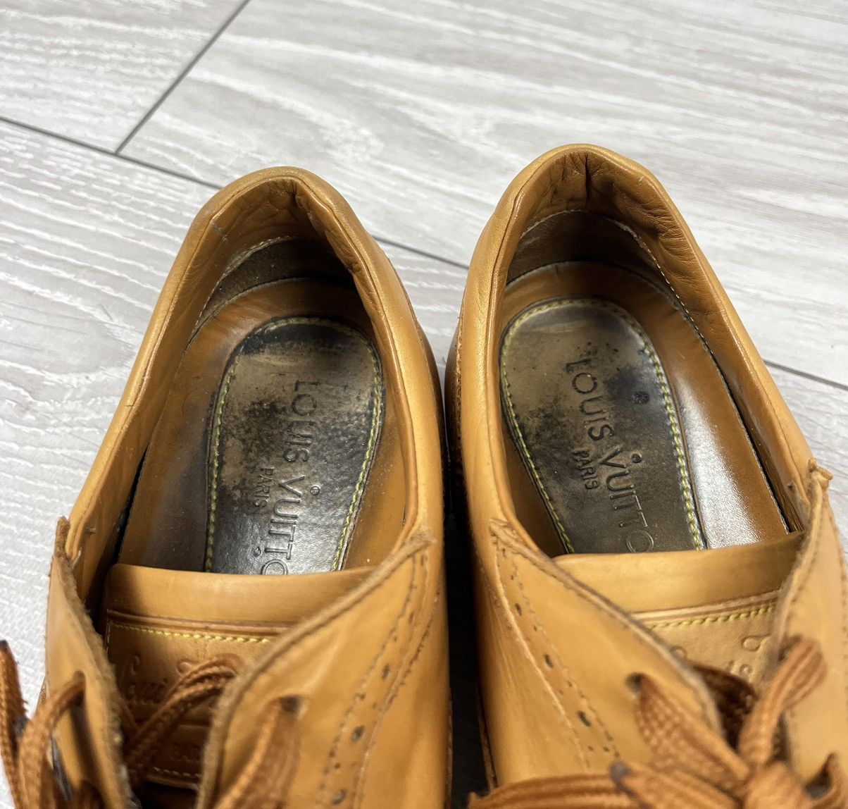 Louis Vuitton Louis Vuitton Baskets Camel Leather Brogues Shoes 9 us Size US 9 / EU 42 - 12 Thumbnail