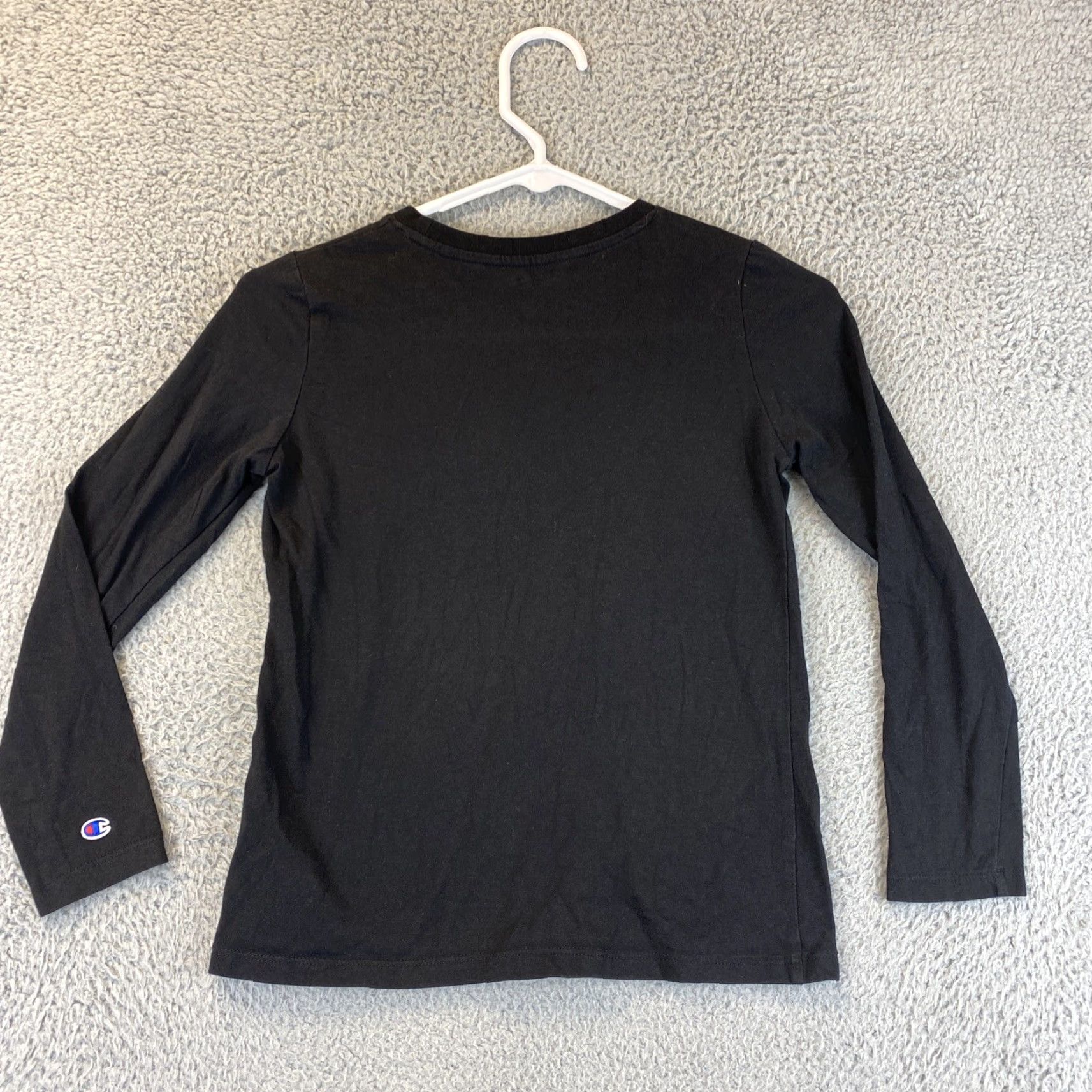 Champion Genuine CHAMPION Girls JR’s Long Sleeve TEE-SHIRT S Black 70-30 Pullover Lightweight Activewear Shirt Womens Girls Size S / US 4 / IT 40 - 6 Thumbnail
